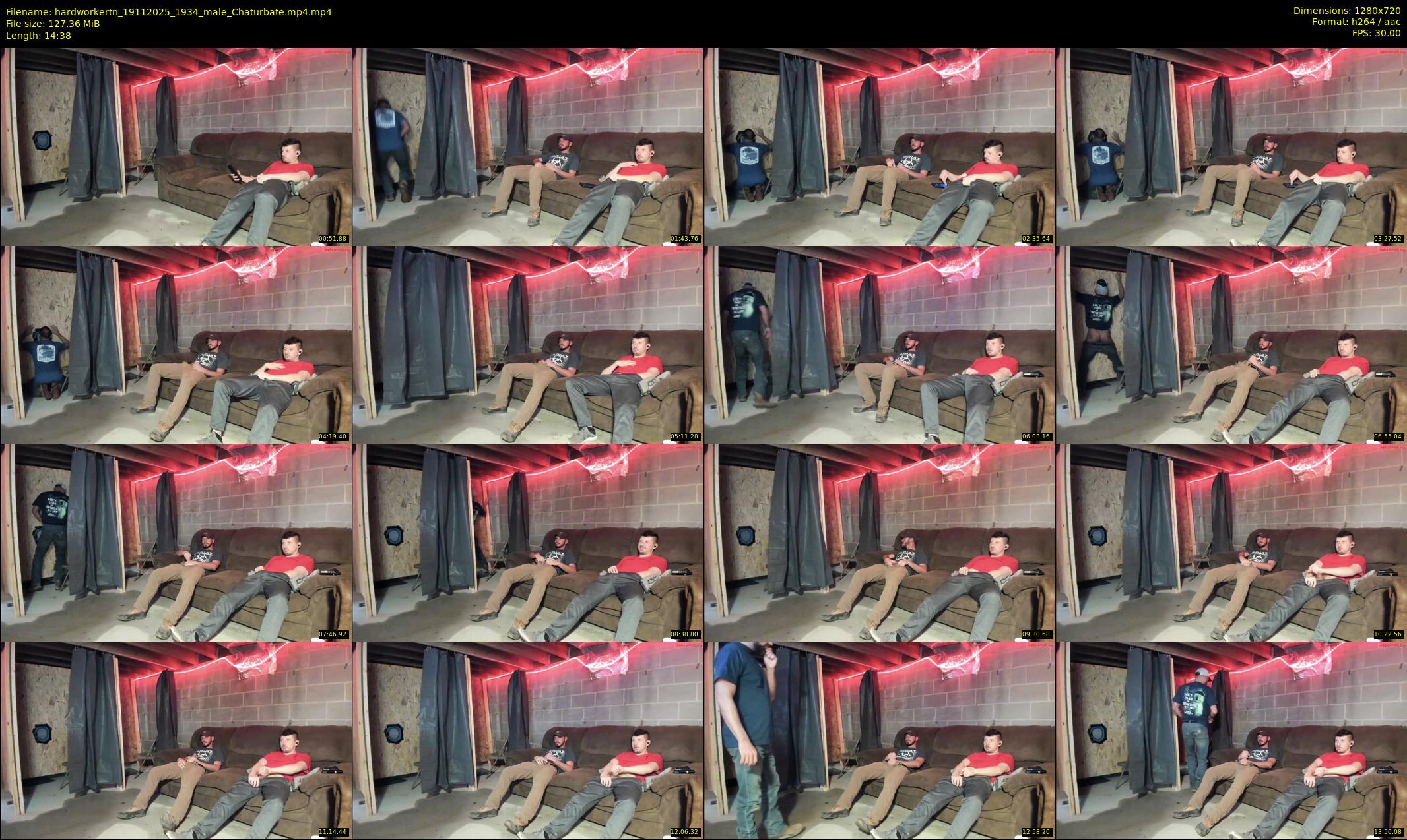 hardworkertn — 15 minute Chaturbate male cam show recording, 720p, Nov 19, 2025