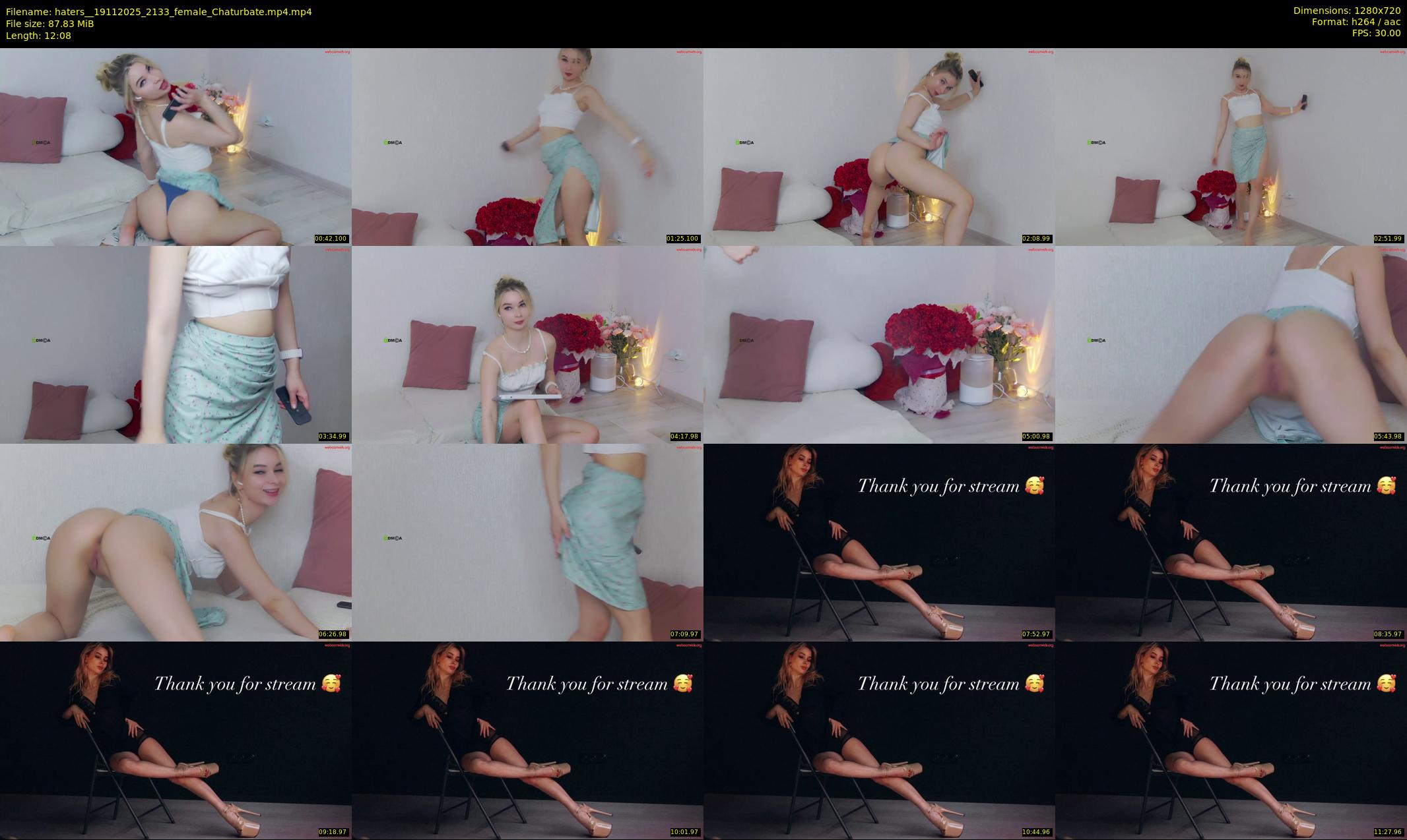 haters_ — 13 minute Chaturbate female cam show recording, 720p, Nov 19, 2025