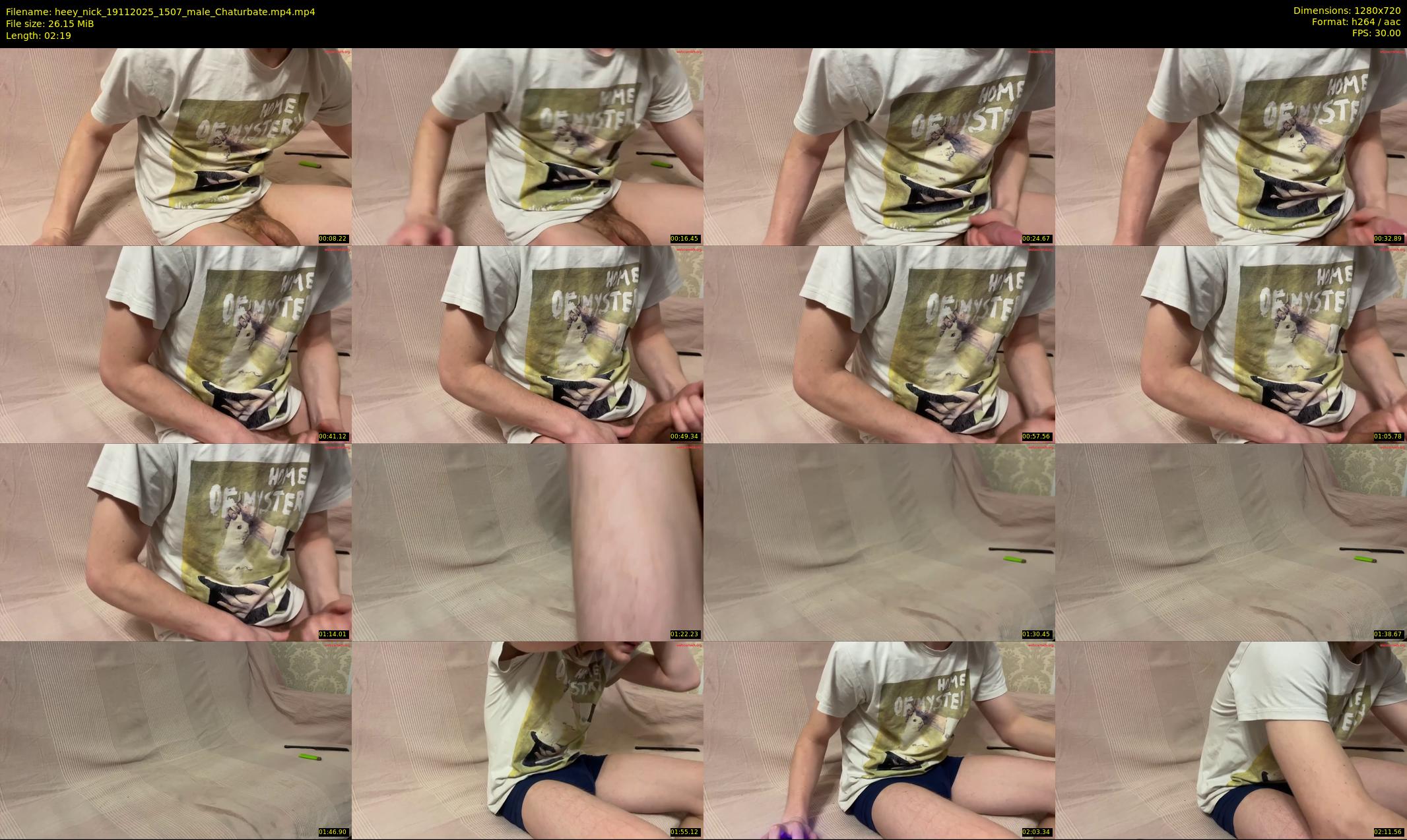 heey_nick — 3 minute Chaturbate male cam show recording, 720p, Nov 19, 2025