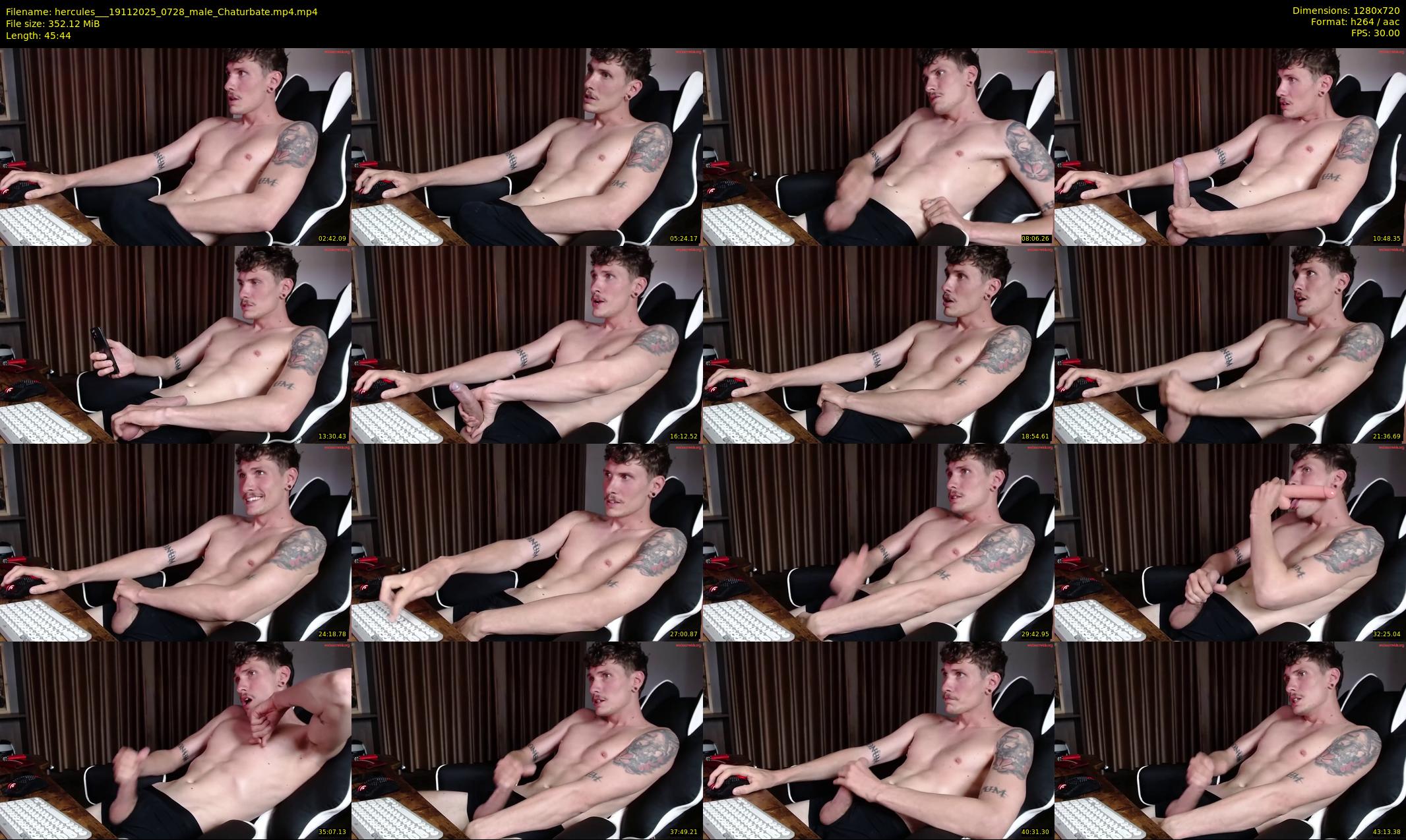 hercules__ — 46 minute Chaturbate male cam show recording, 720p, Nov 19, 2025