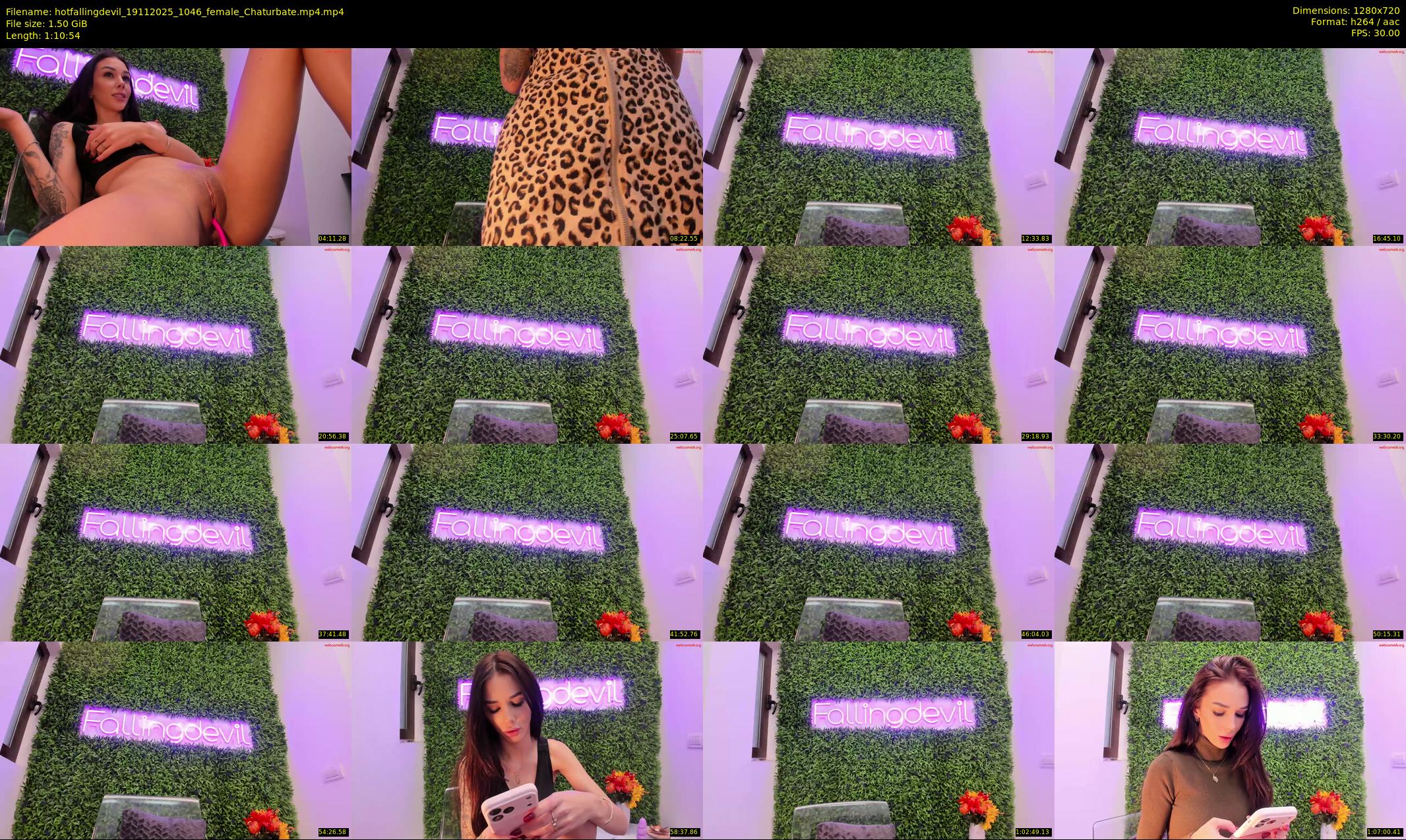 hotfallingdevil — 71 minute Chaturbate female cam show recording, 720p, Nov 19, 2025