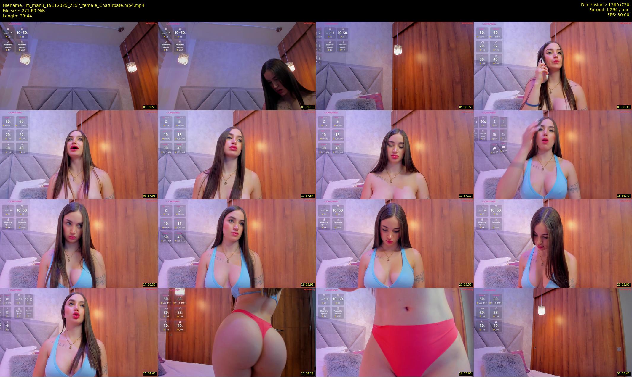 im_manu — 34 minute Chaturbate female cam show recording, 720p, Nov 19, 2025
