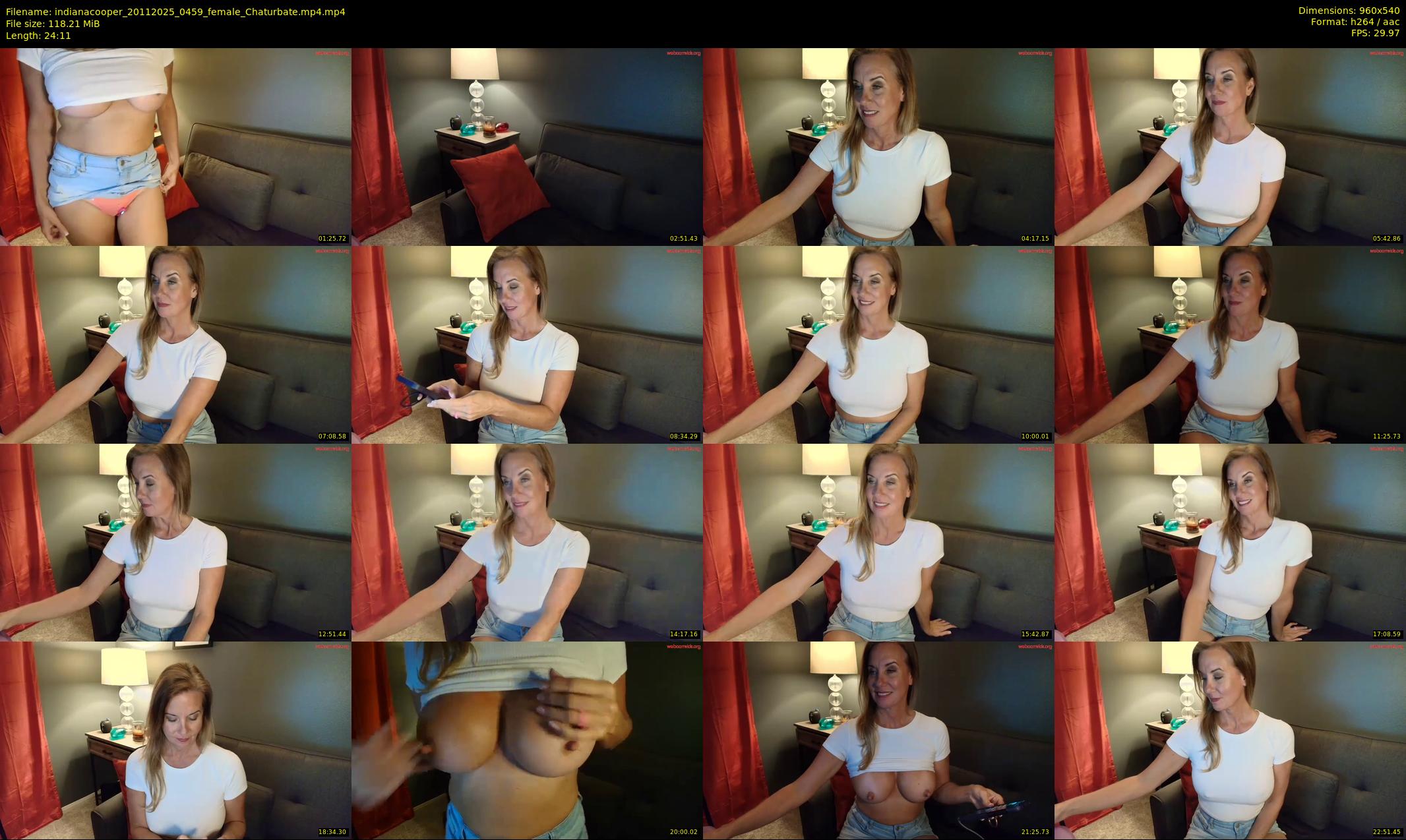 indianacooper — 25 minute Chaturbate female cam show recording, 480p, Nov 20, 2025