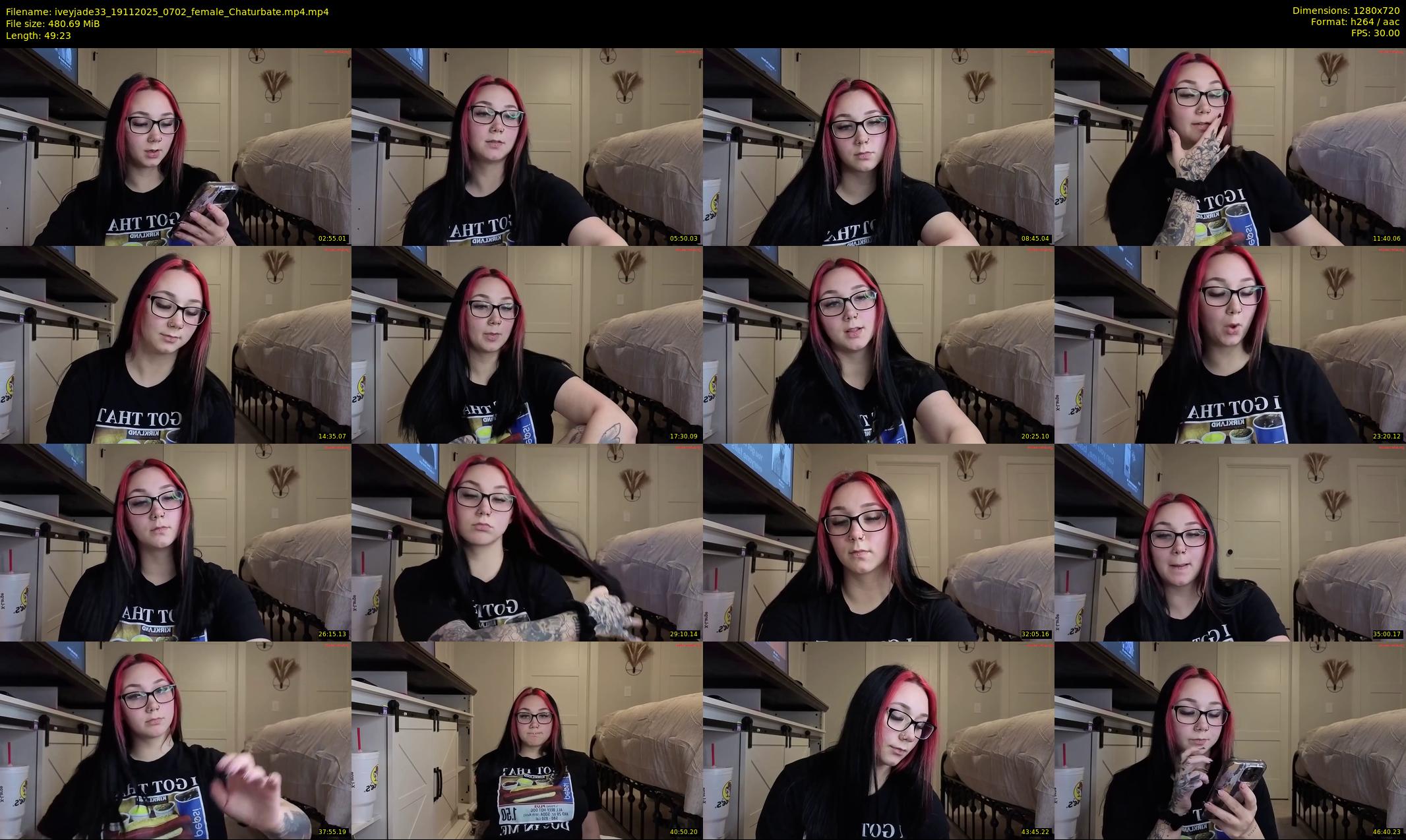 iveyjade33 — 50 minute Chaturbate female cam show recording, 720p, Nov 19, 2025