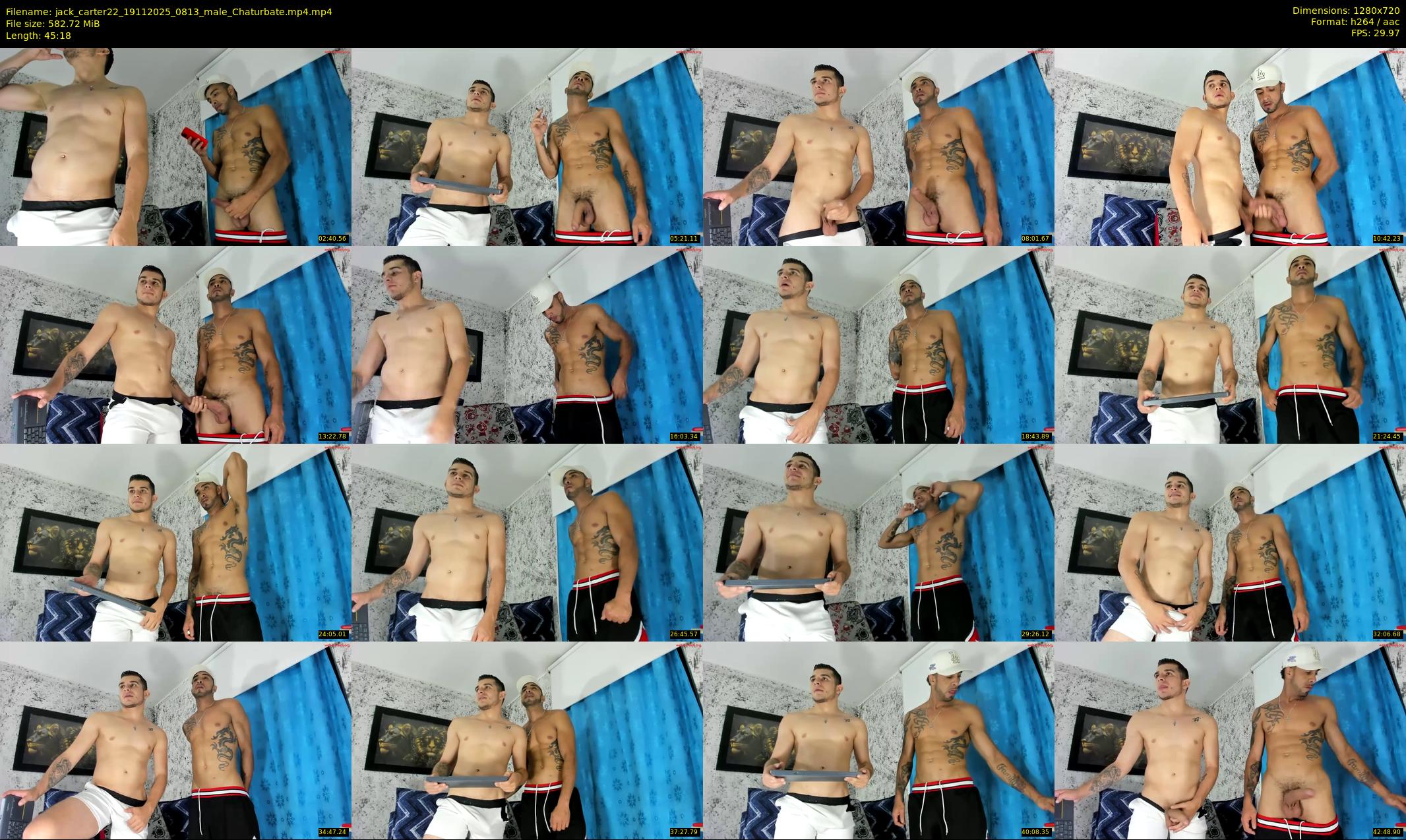 jack_carter22 — 46 minute Chaturbate male cam show recording, 720p, Nov 19, 2025