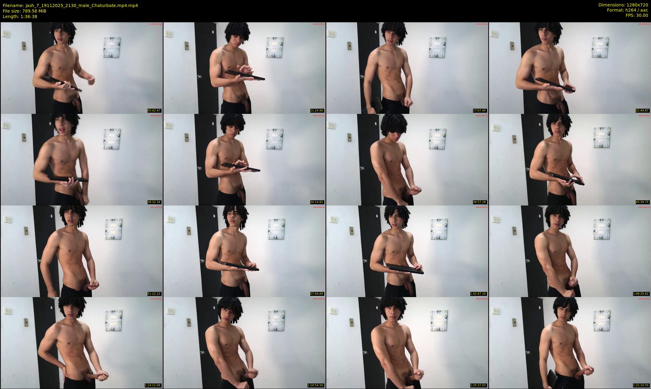 jash_7 — 97 minute Chaturbate male cam show recording, 720p, Nov 19, 2025