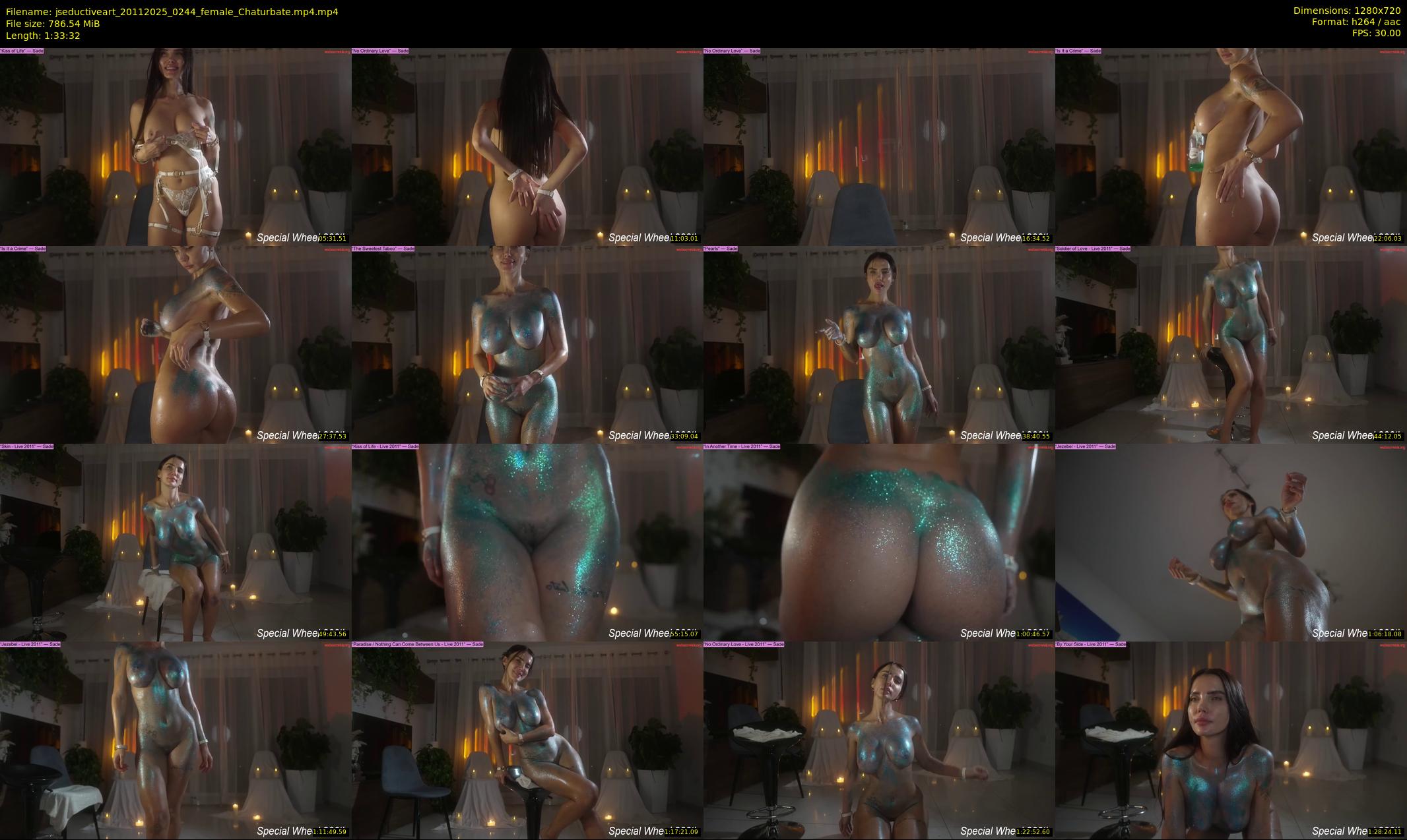 jseductiveart — 94 minute Chaturbate female cam show recording, 720p, Nov 20, 2025