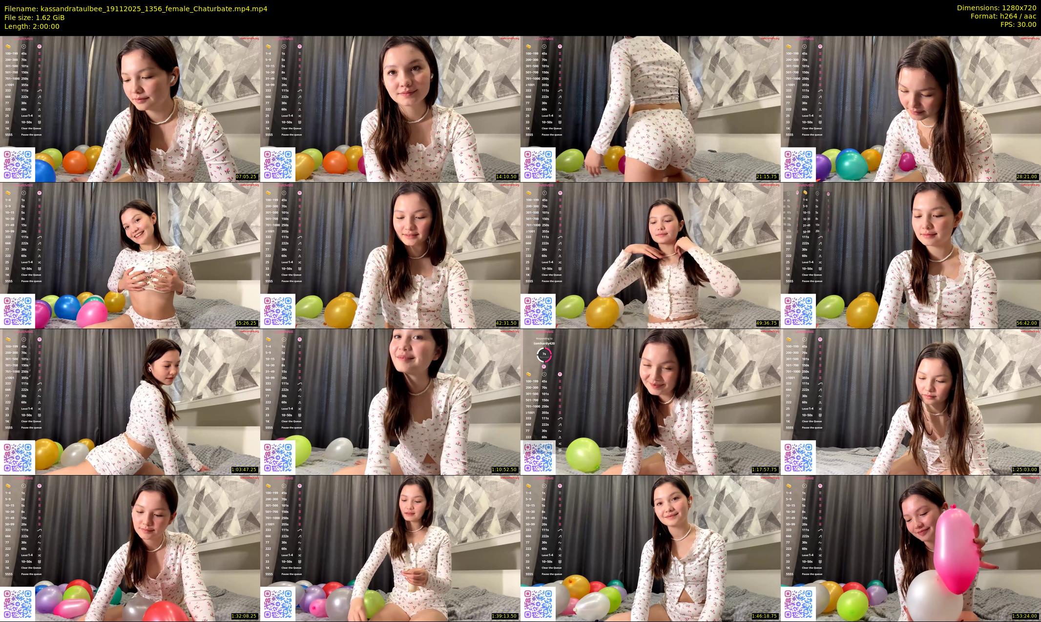 kassandrataulbee — 120 minute Chaturbate female cam show recording, 720p, Nov 19, 2025