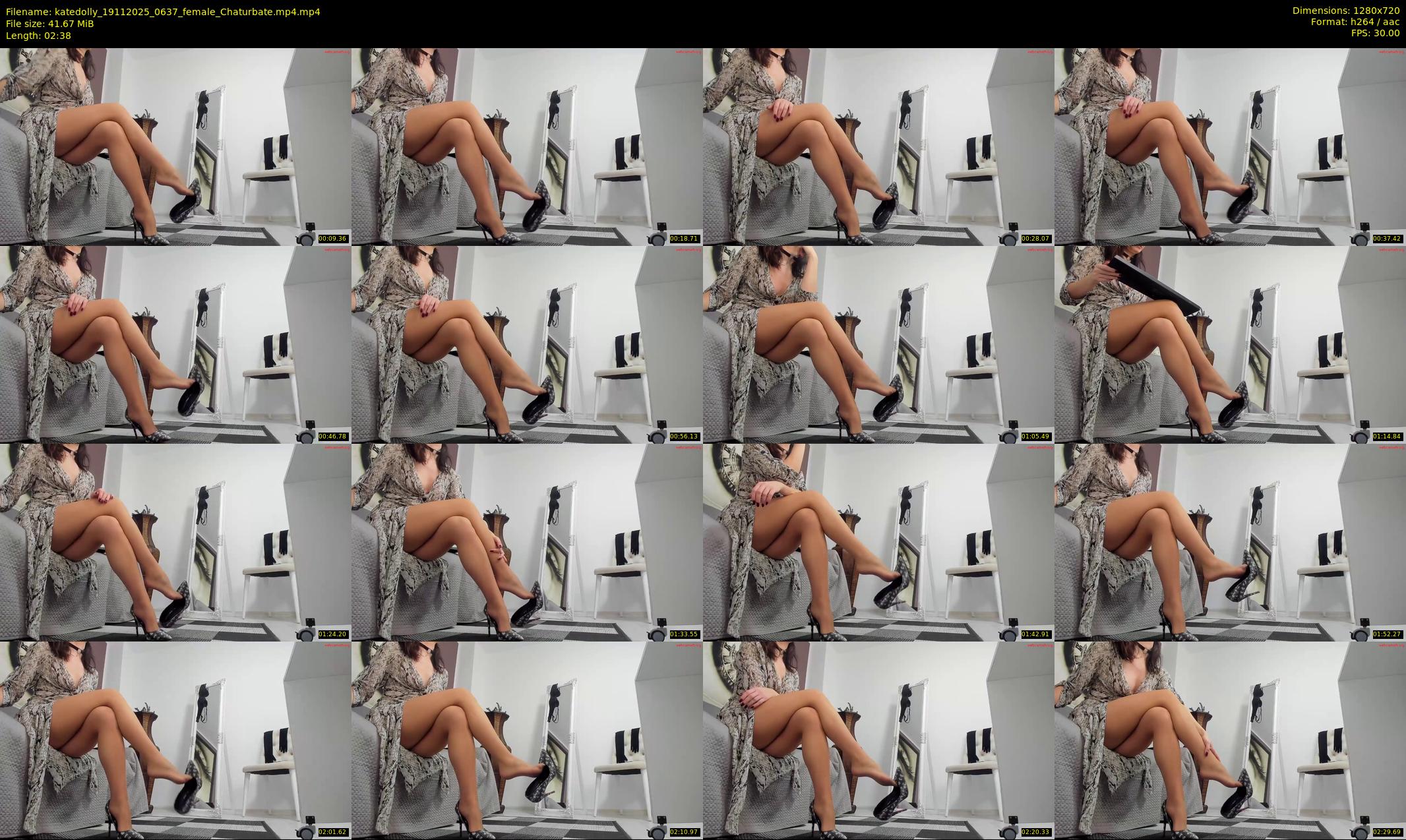 katedolly — 3 minute Chaturbate female cam show recording, 720p, Nov 19, 2025