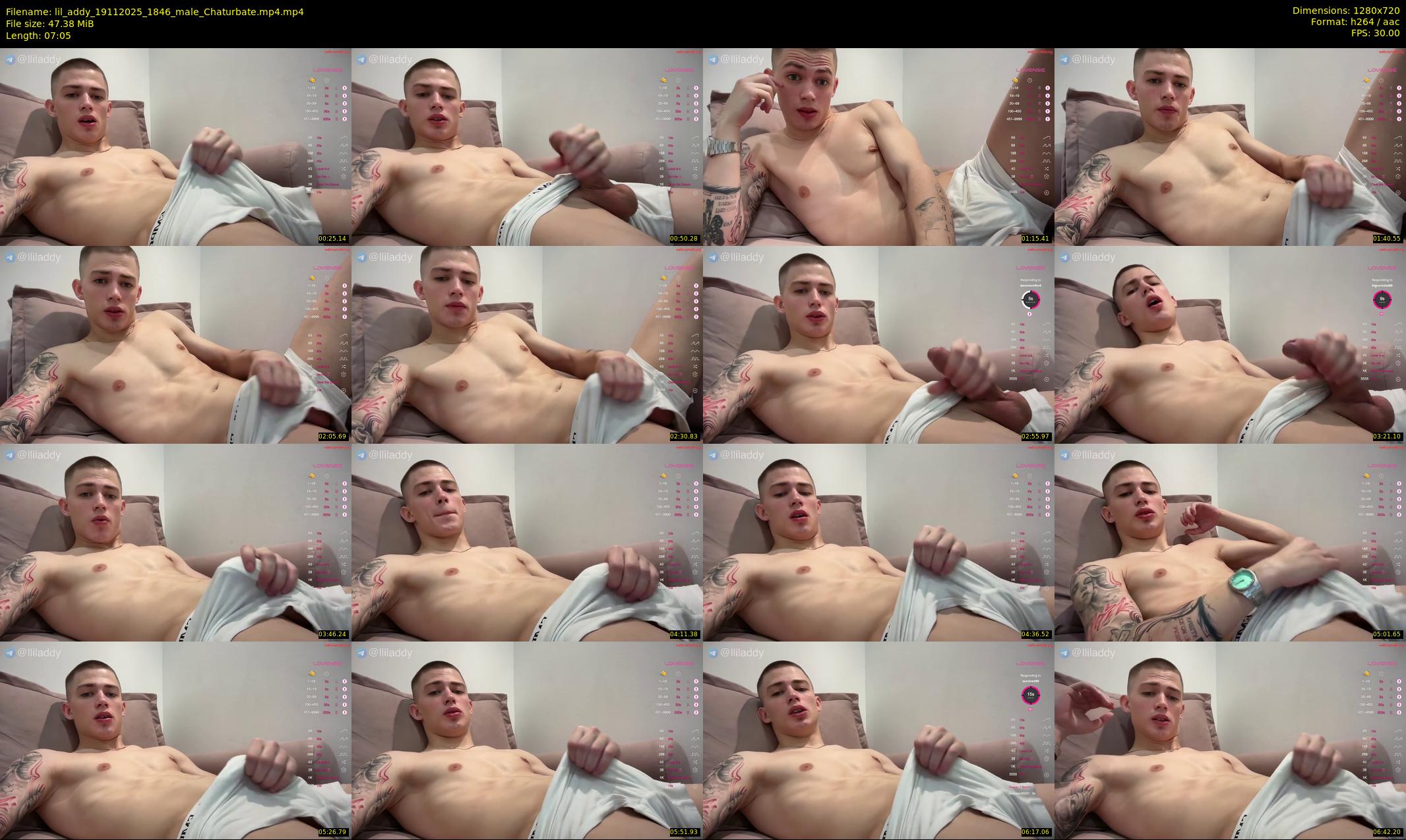 lil_addy — 8 minute Chaturbate male cam show recording, 720p, Nov 19, 2025