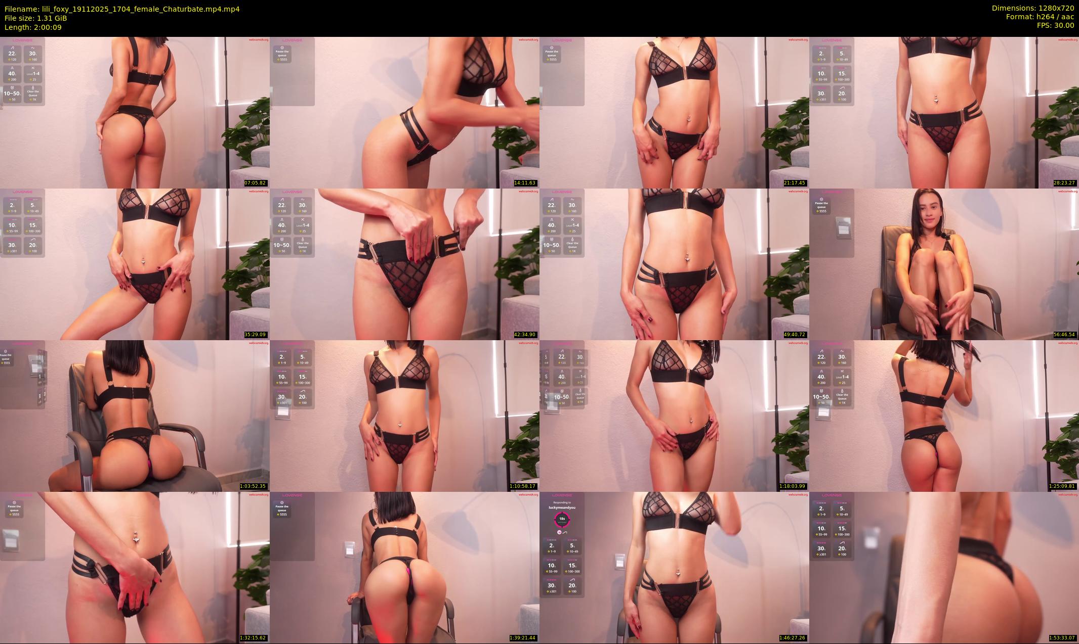 lili_foxy — 121 minute Chaturbate female cam show recording, 720p, Nov 19, 2025