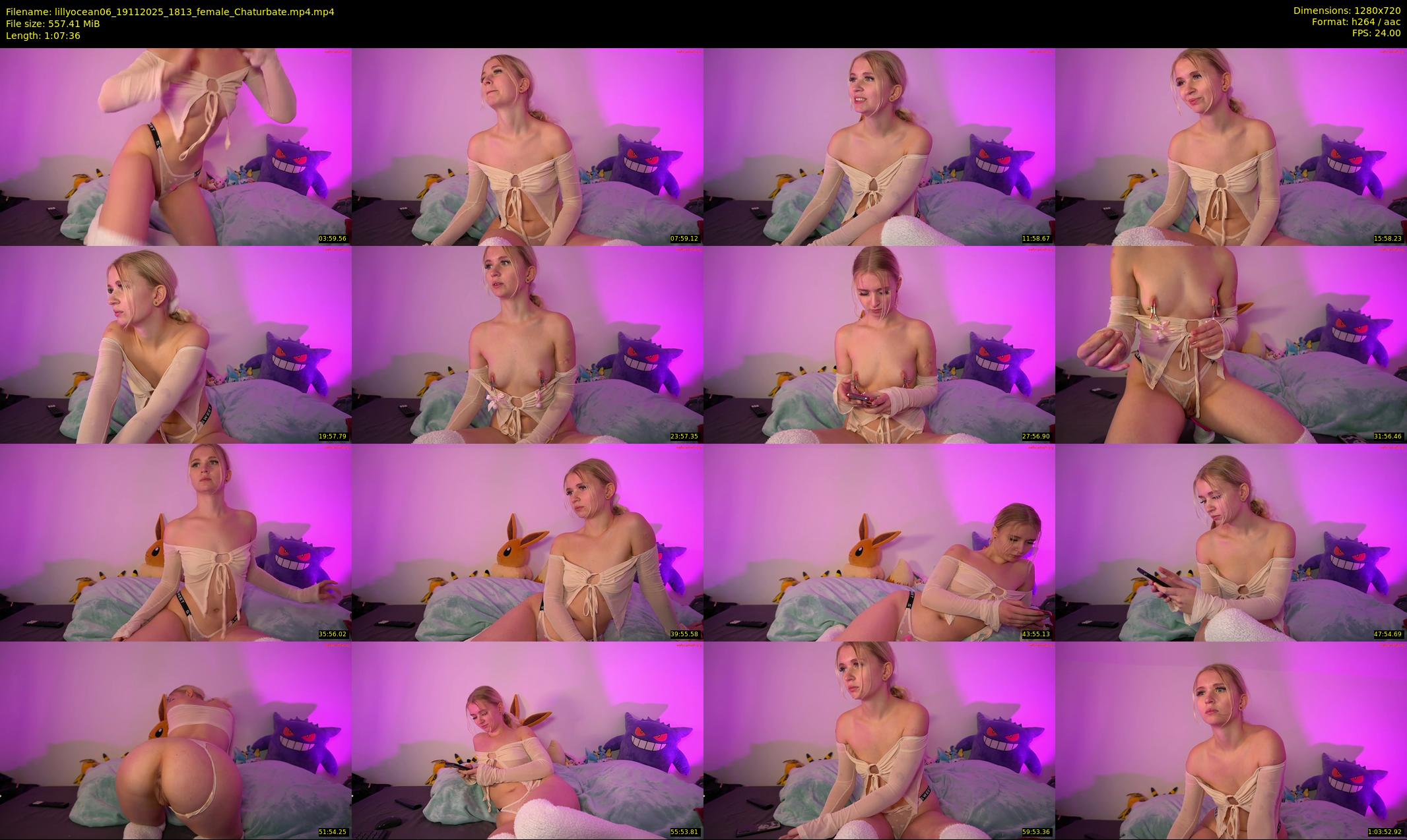 lillyocean06 — 68 minute Chaturbate female cam show recording, 720p, Nov 19, 2025