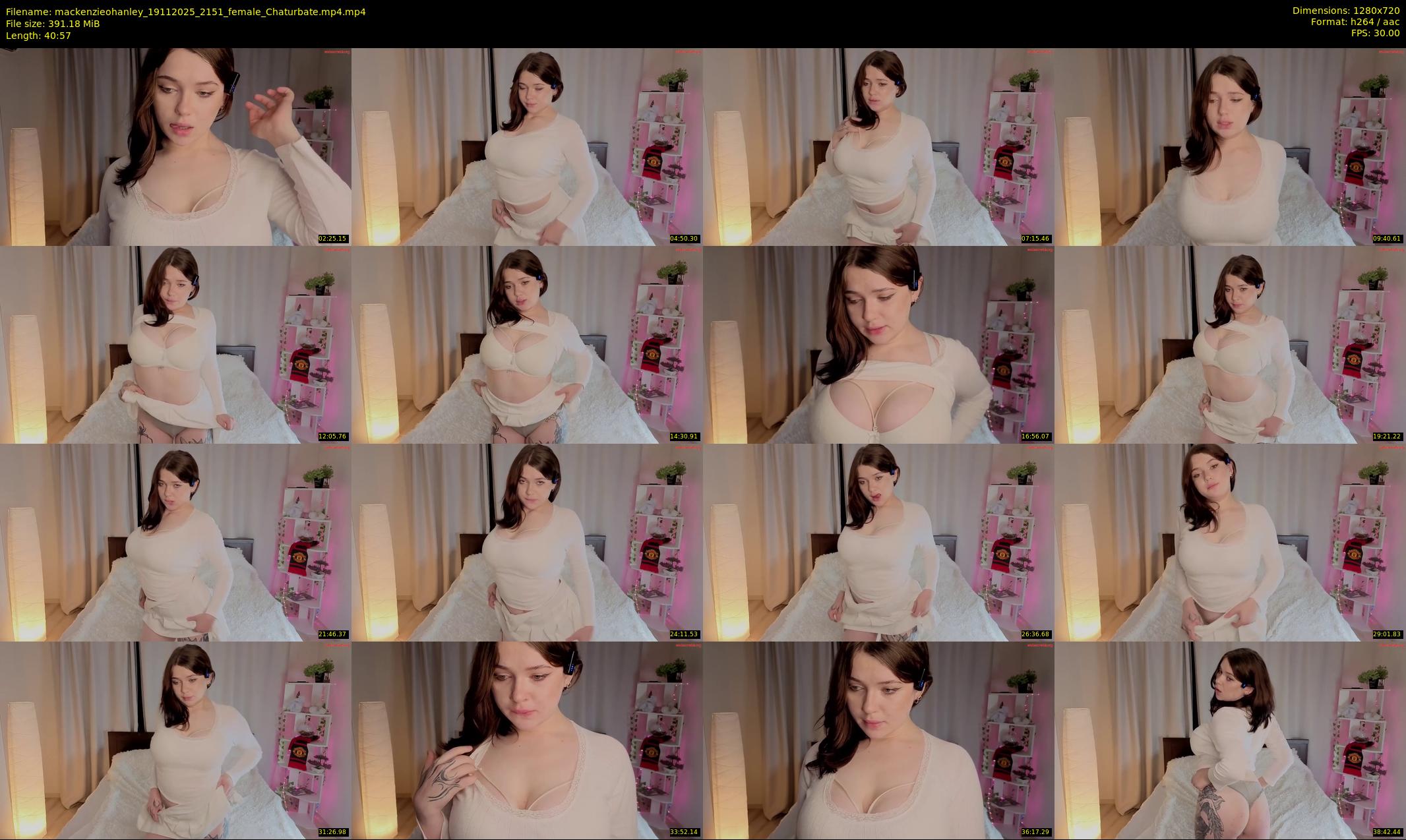 mackenzieohanley — 41 minute Chaturbate female cam show recording, 720p, Nov 19, 2025