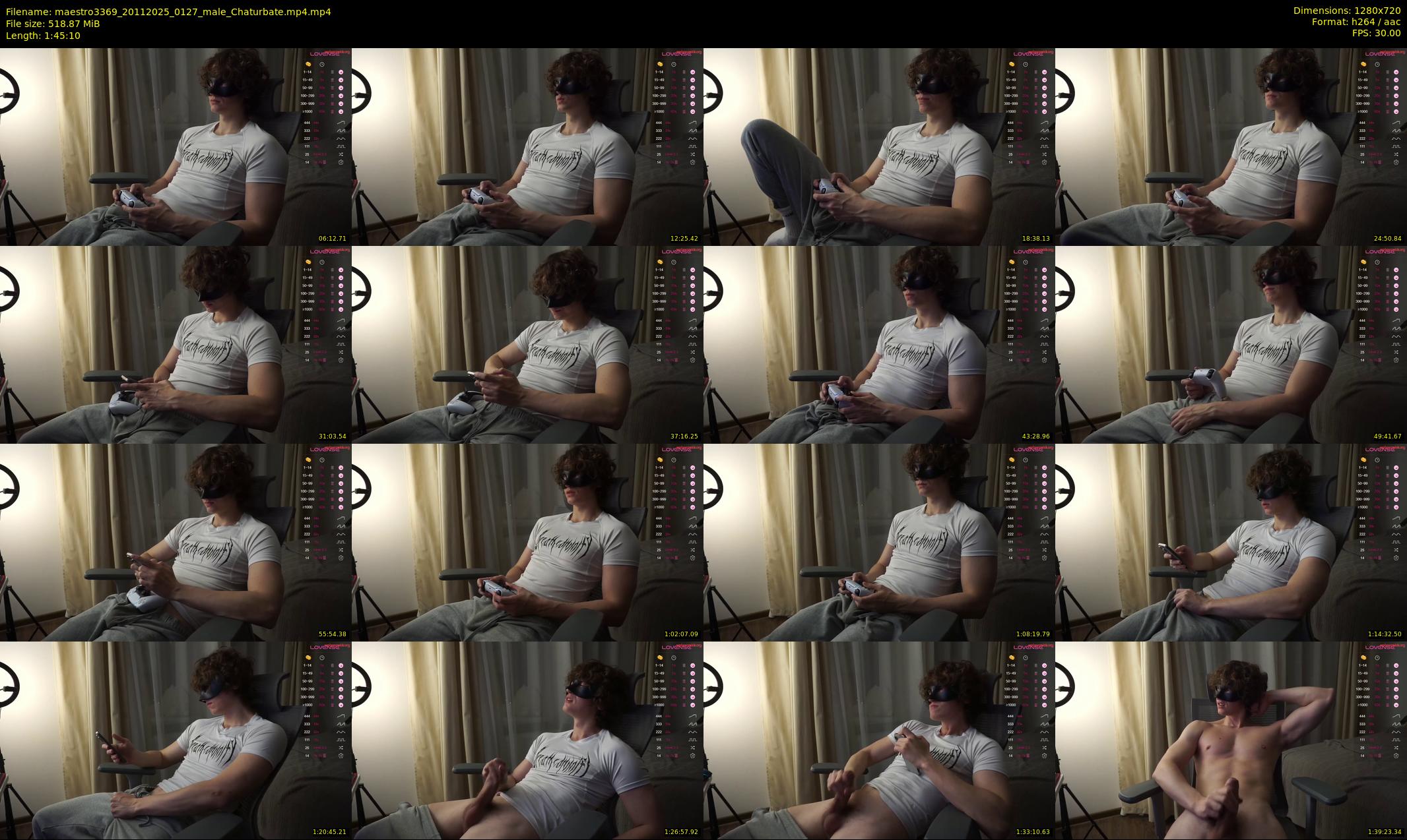 maestro3369 — 106 minute Chaturbate male cam show recording, 720p, Nov 20, 2025