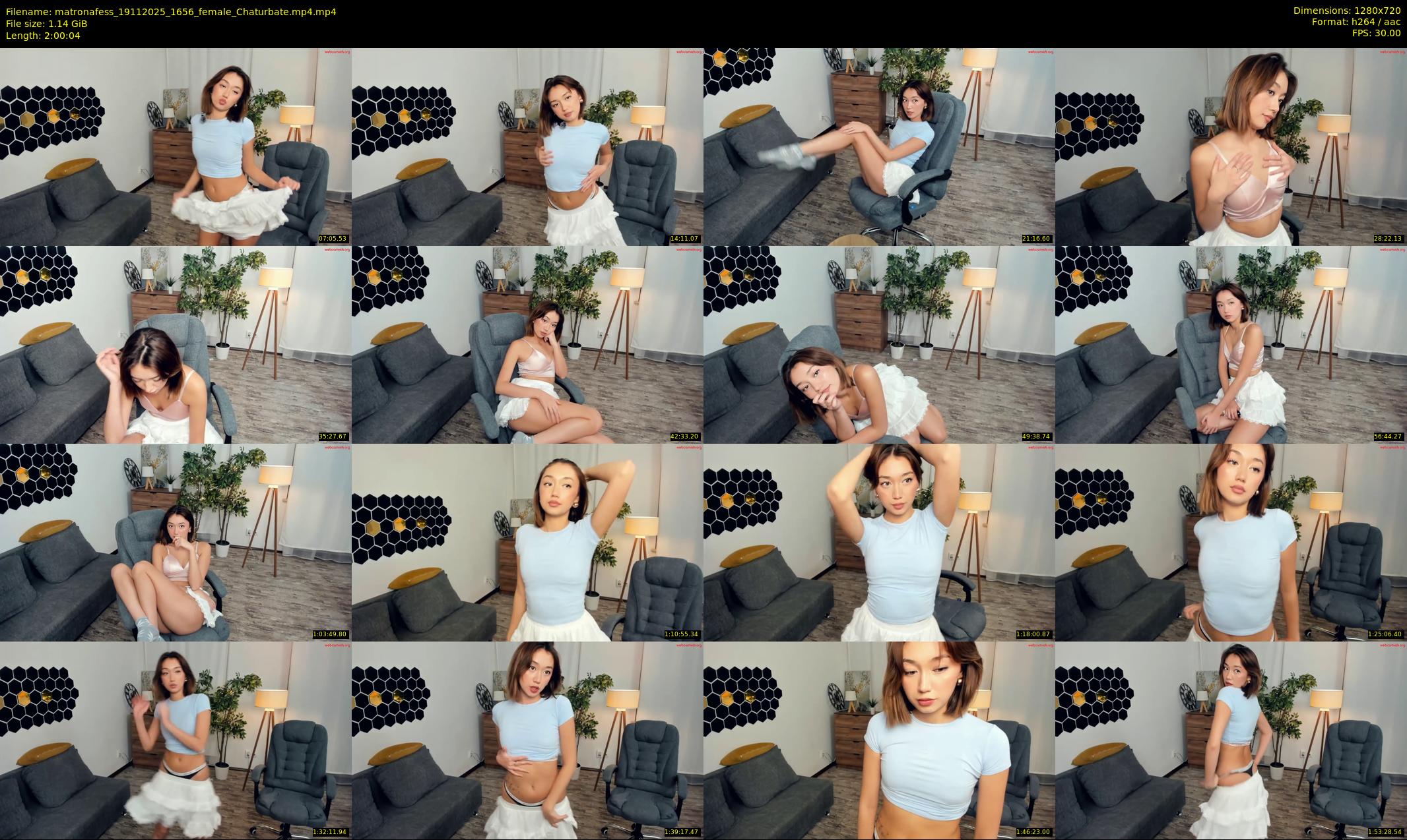 matronafess — 121 minute Chaturbate female cam show recording, 720p, Nov 19, 2025