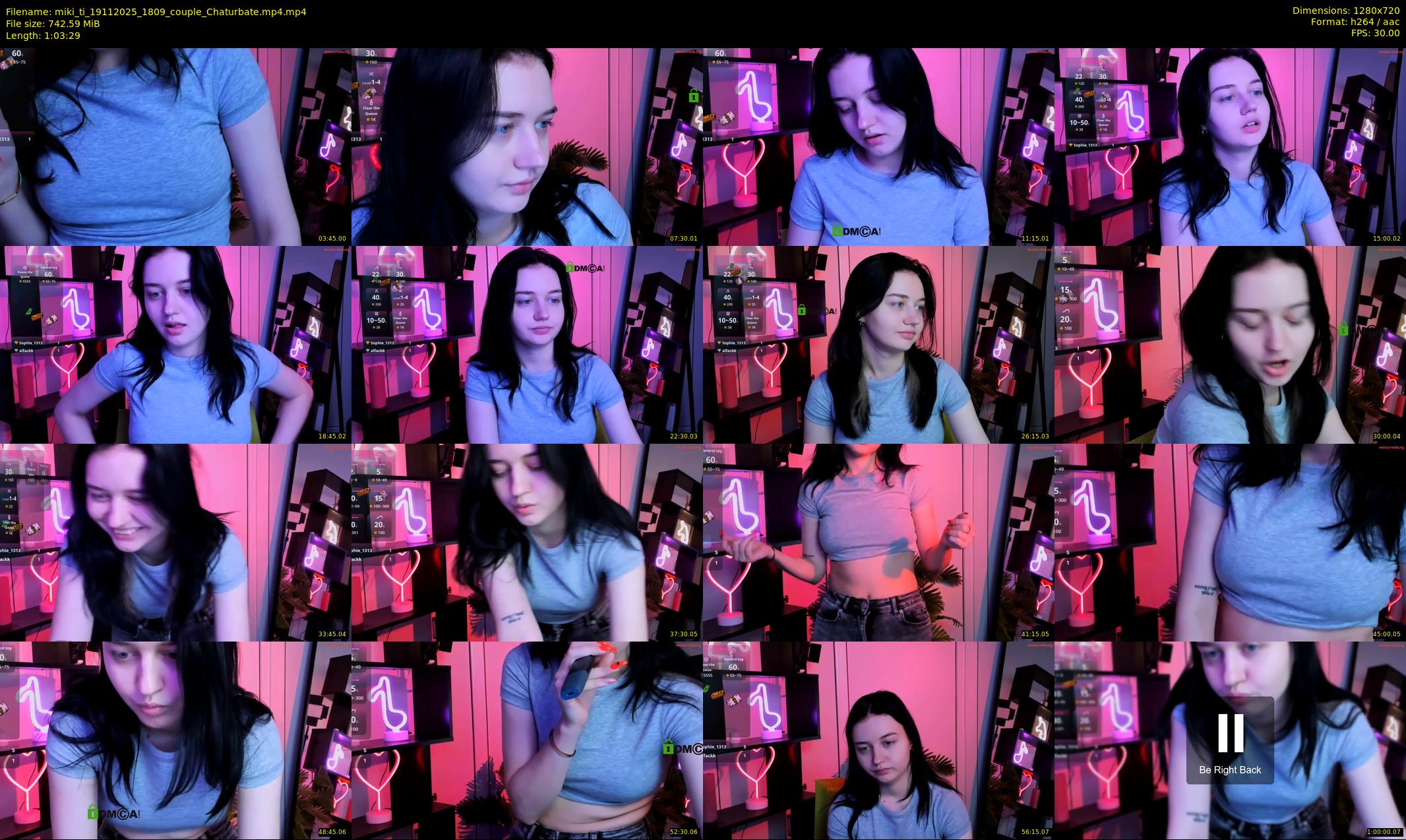 miki_ti — 64 minute Chaturbate female cam show recording, 720p, Nov 19, 2025
