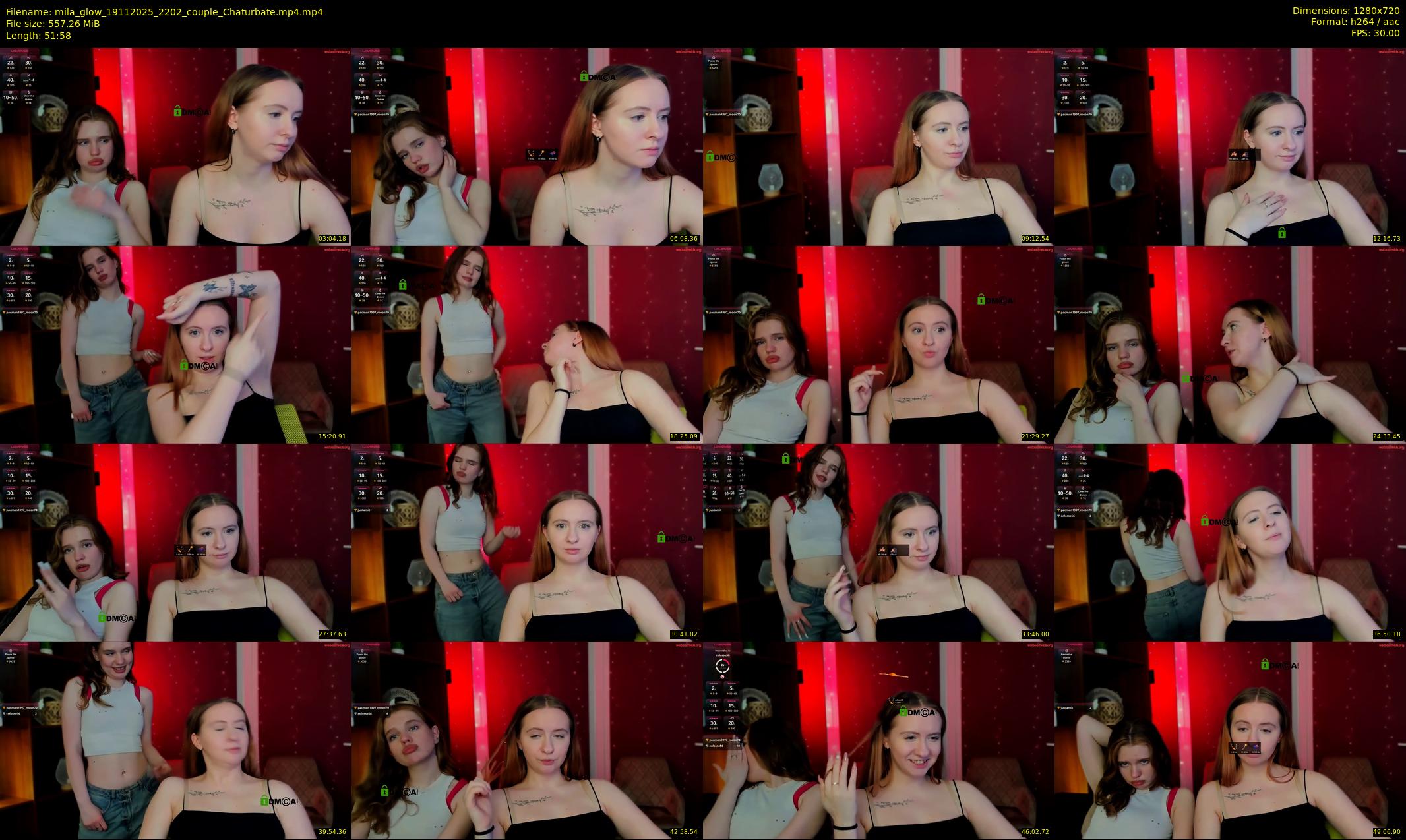 mila_glow — 52 minute Chaturbate female cam show recording, 720p, Nov 19, 2025