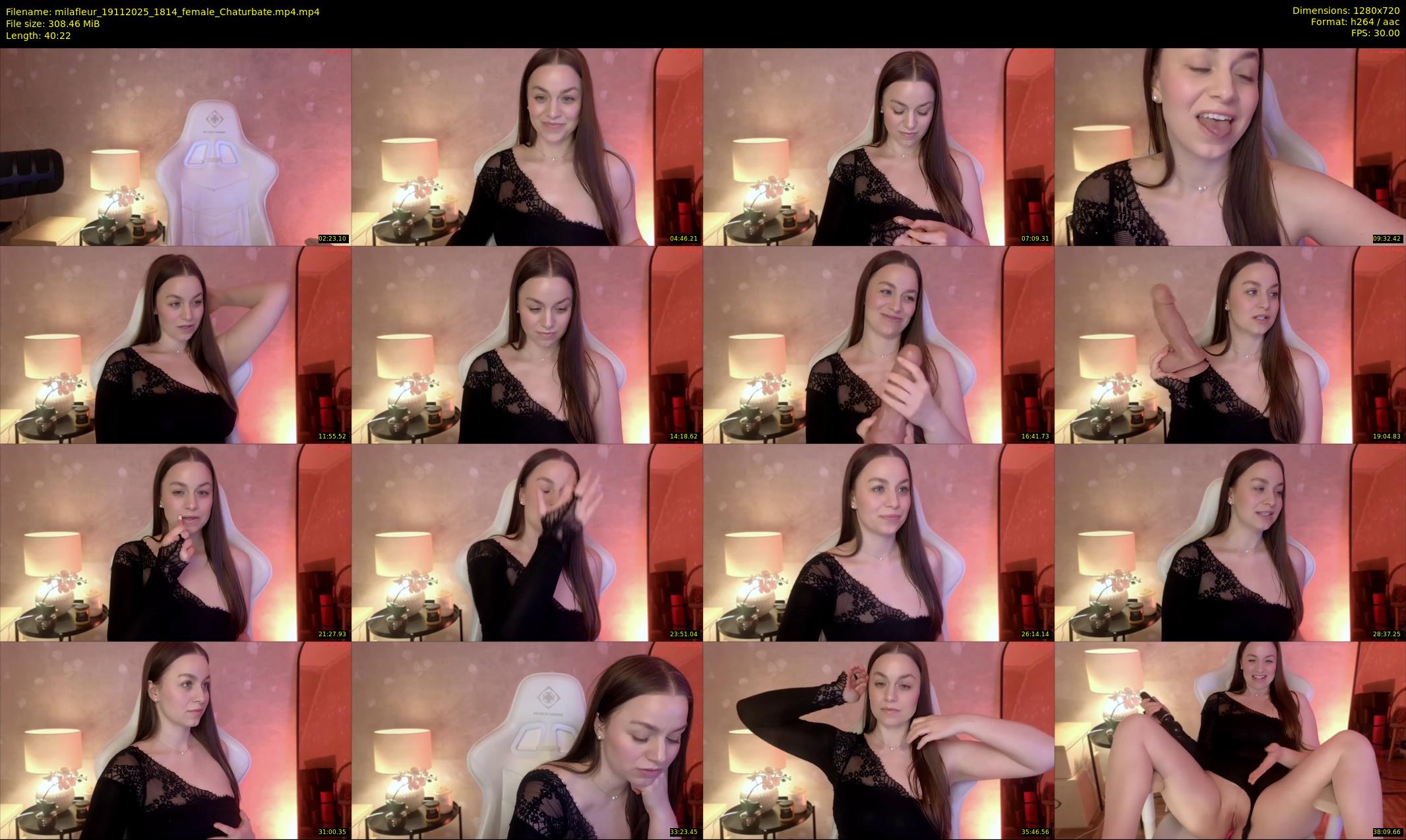 milafleur — 41 minute Chaturbate female cam show recording, 720p, Nov 19, 2025