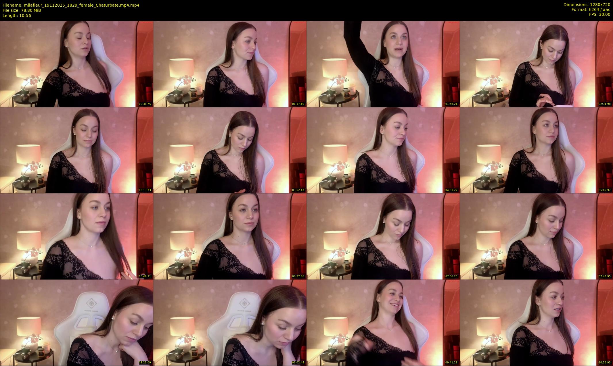 milafleur — 11 minute Chaturbate female cam show recording, 720p, Nov 19, 2025