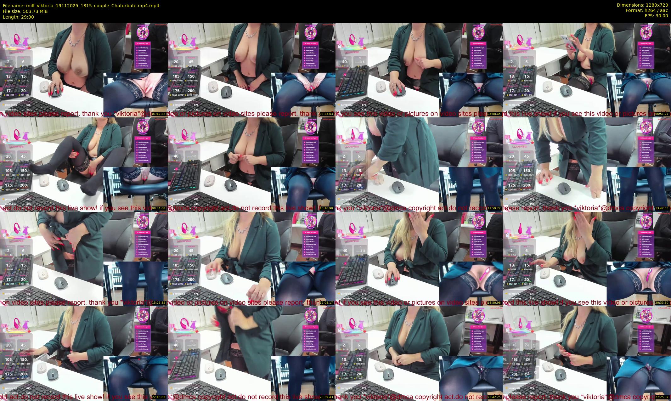 milf_viktoria — 29 minute Chaturbate female cam show recording, 720p, Nov 19, 2025