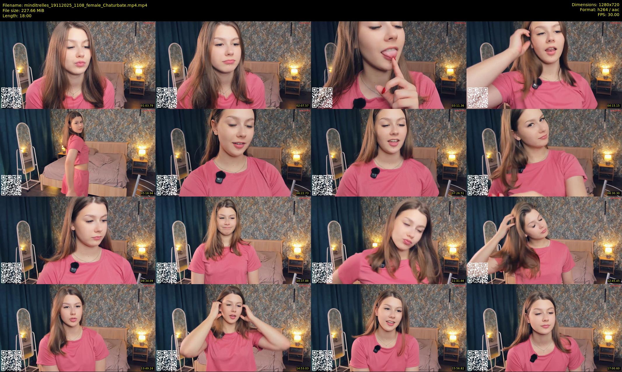 minditrelles — 18 minute Chaturbate female cam show recording, 720p, Nov 19, 2025
