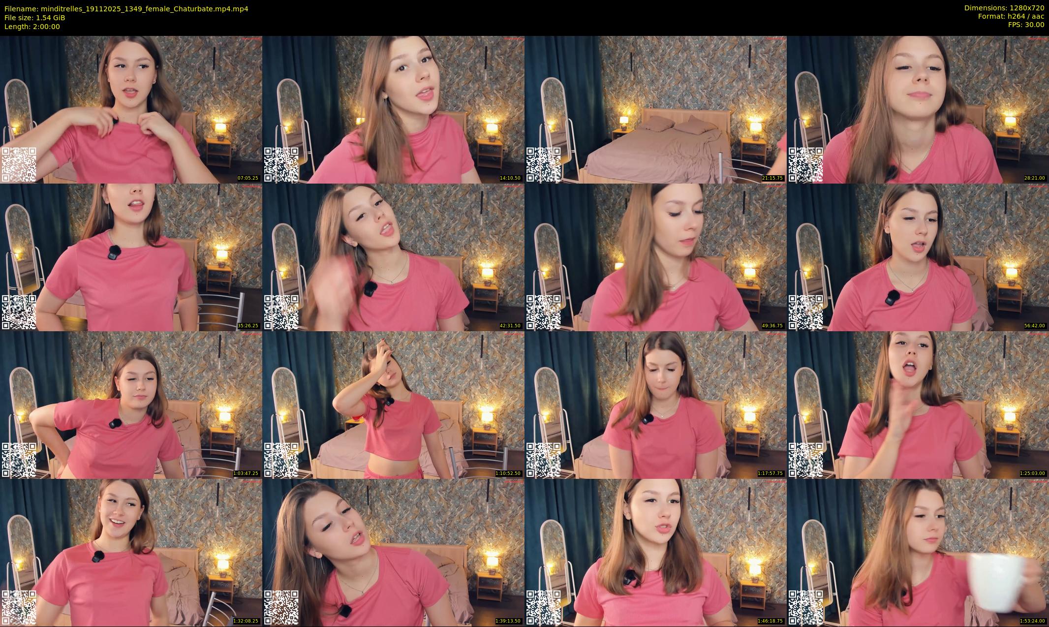 minditrelles — 120 minute Chaturbate female cam show recording, 720p, Nov 19, 2025