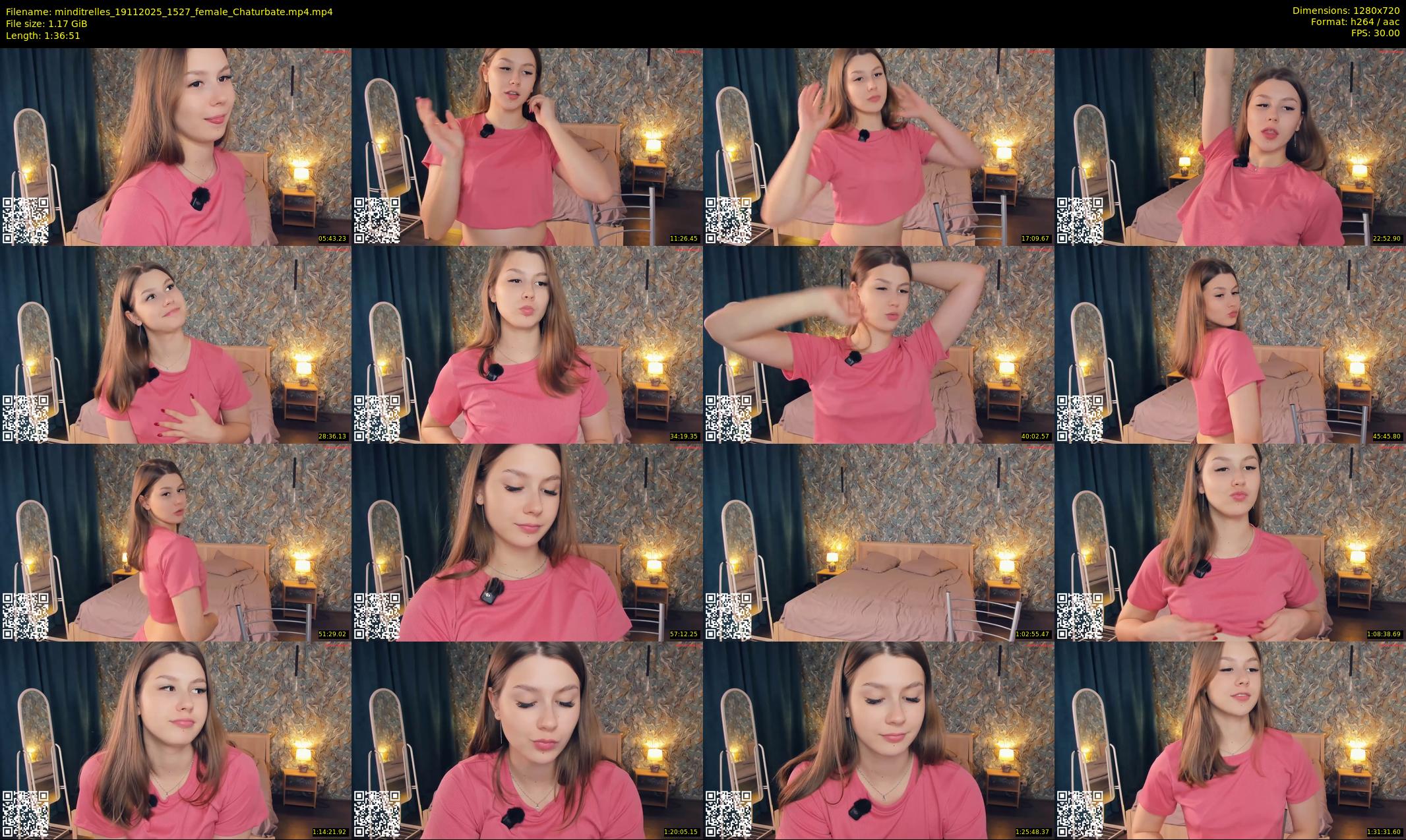minditrelles — 97 minute Chaturbate female cam show recording, 720p, Nov 19, 2025