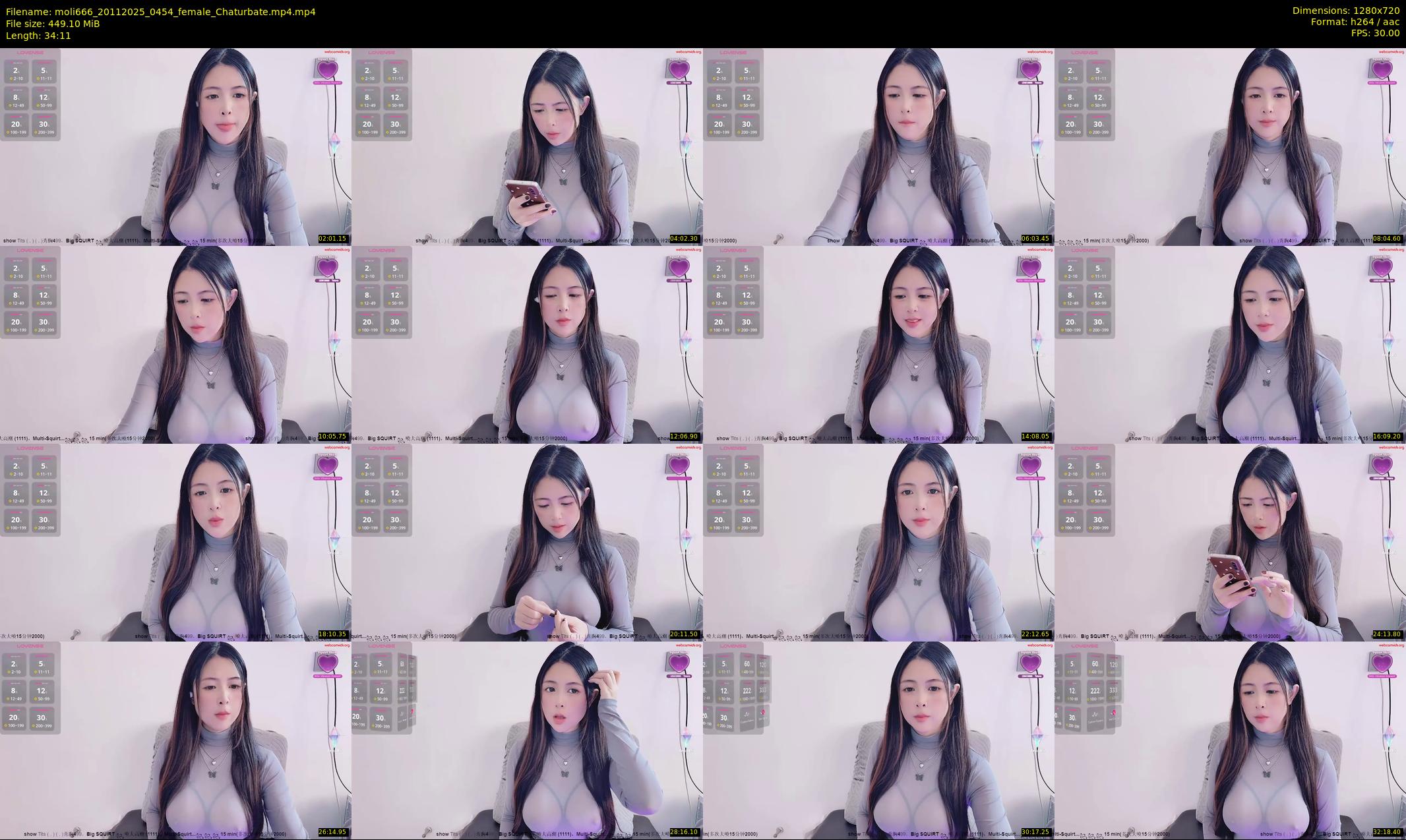 moli666 — 35 minute Chaturbate female cam show recording, 720p, Nov 20, 2025