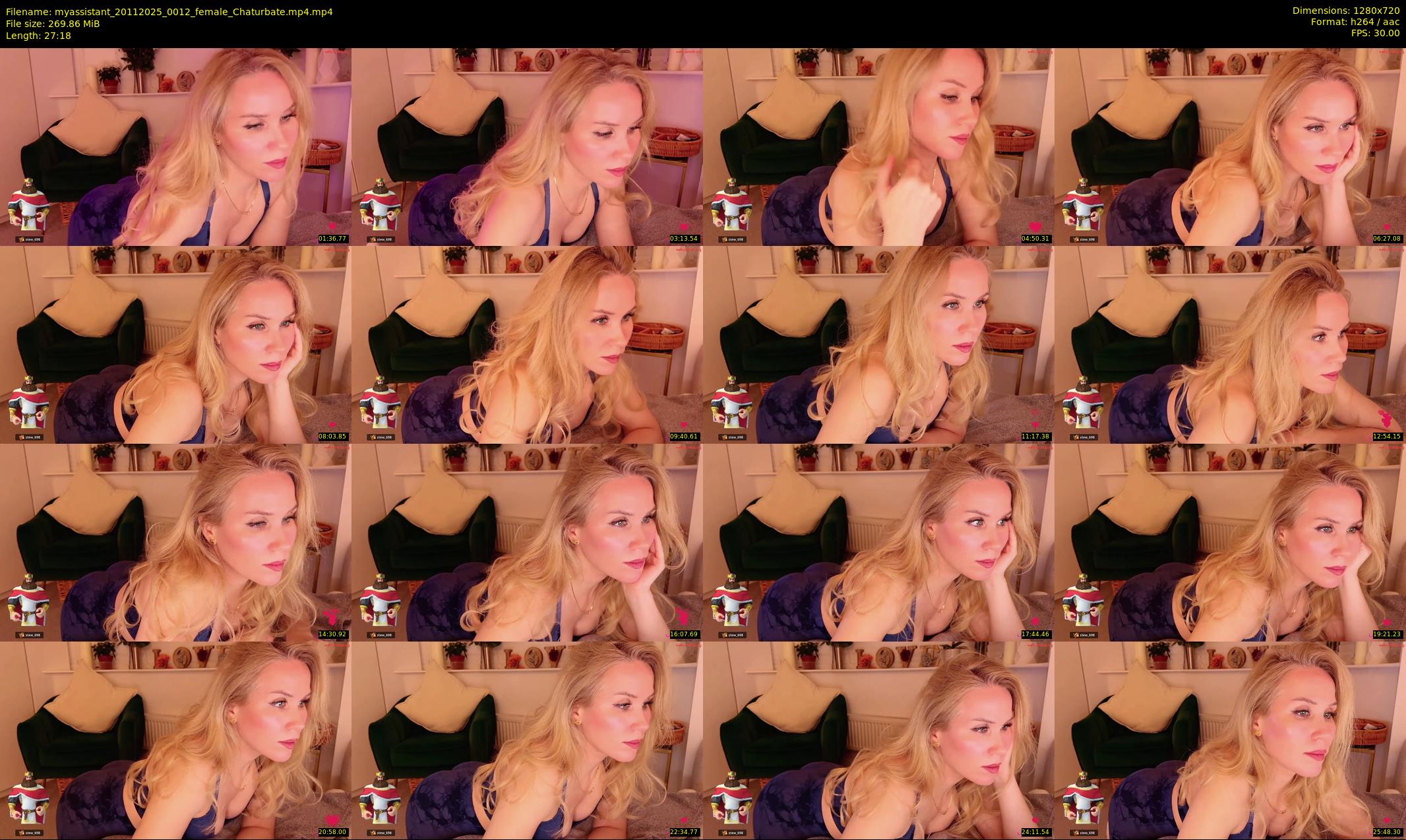myassistant — 28 minute Chaturbate female cam show recording, 720p, Nov 20, 2025
