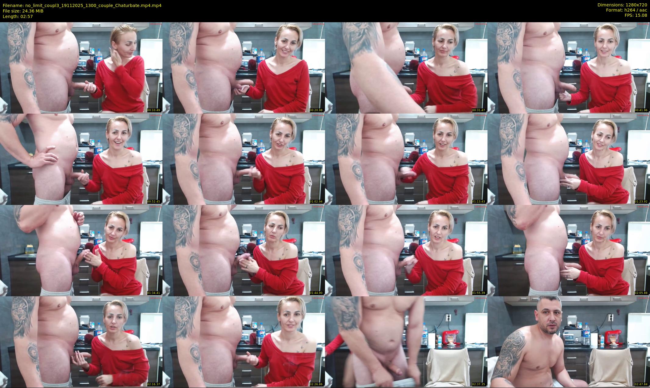 no_limit_coupl3 — 3 minute Chaturbate couple cam show recording, 720p, Nov 19, 2025