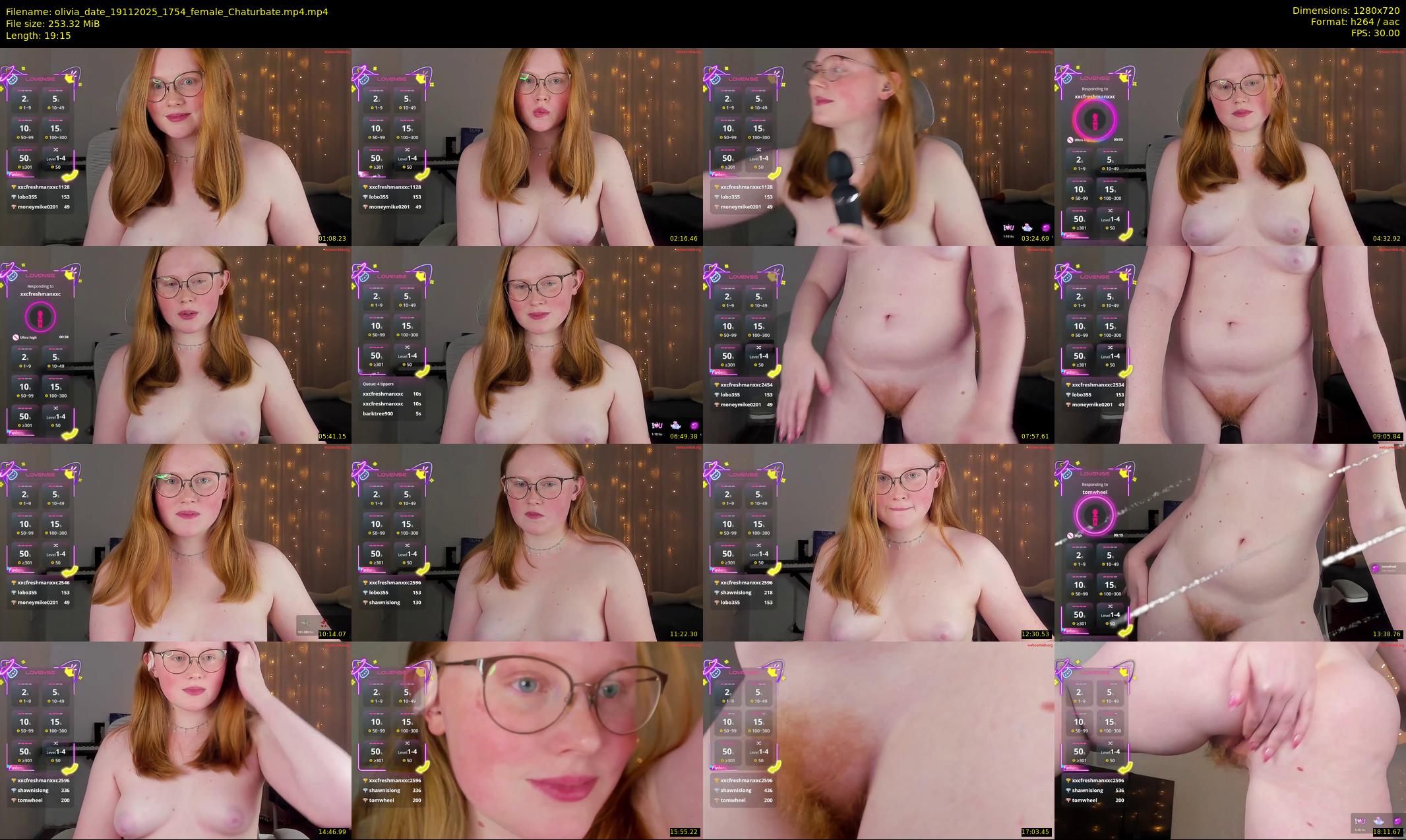 olivia_date — 20 minute Chaturbate female cam show recording, 720p, Nov 19, 2025