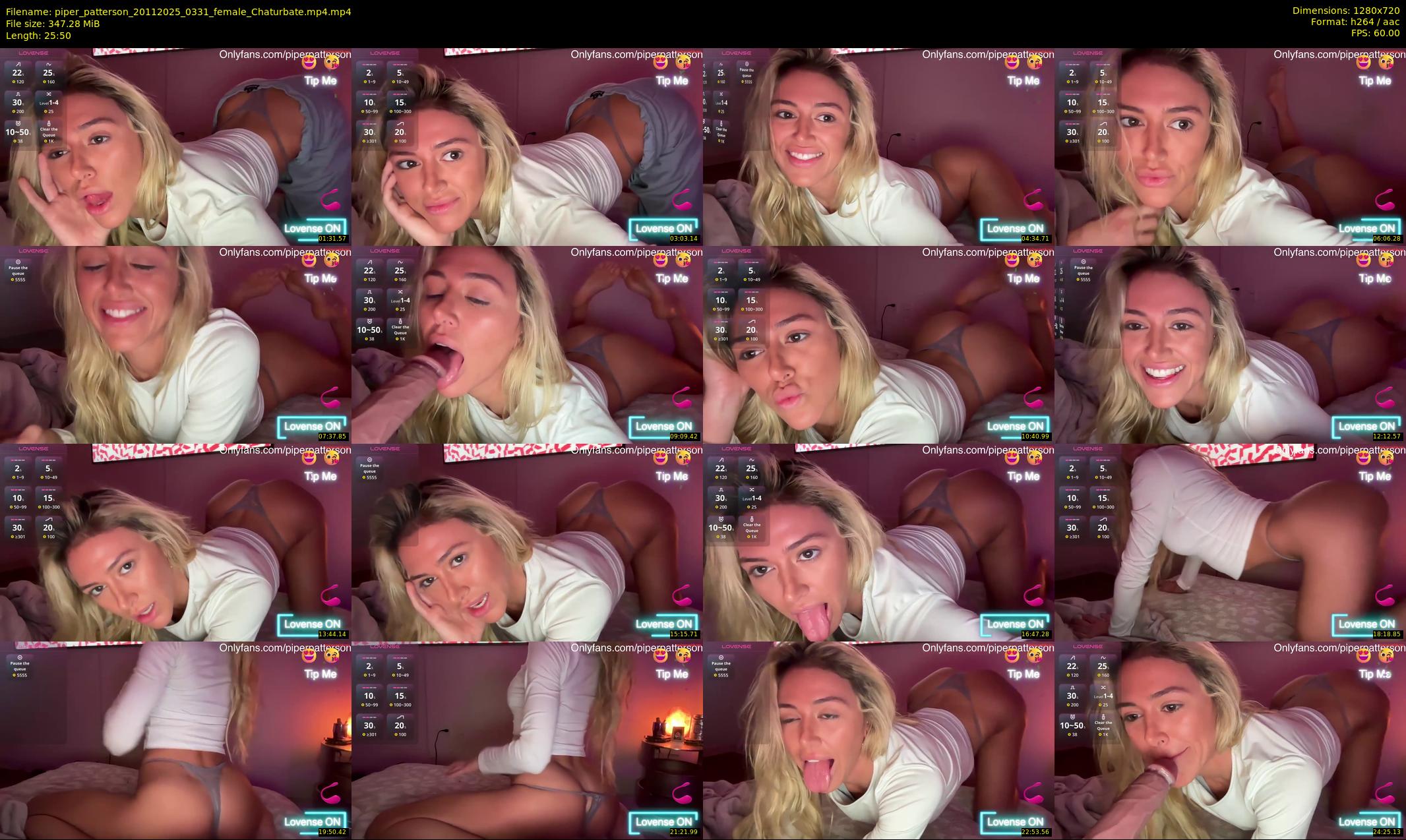 piper_patterson — 26 minute Chaturbate female cam show recording, 720p, Nov 20, 2025