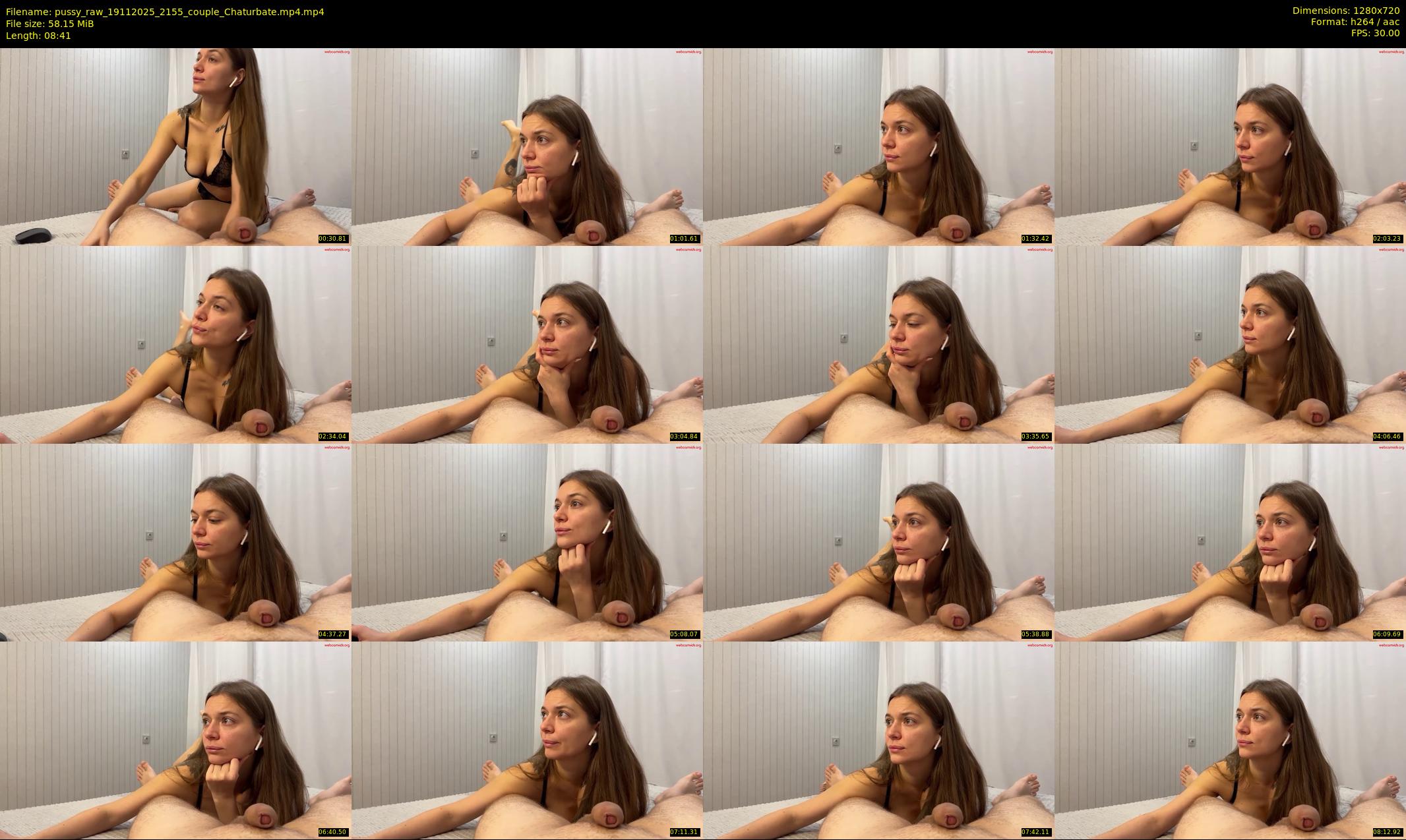 pussy_raw — 9 minute Chaturbate couple cam show recording, 720p, Nov 19, 2025