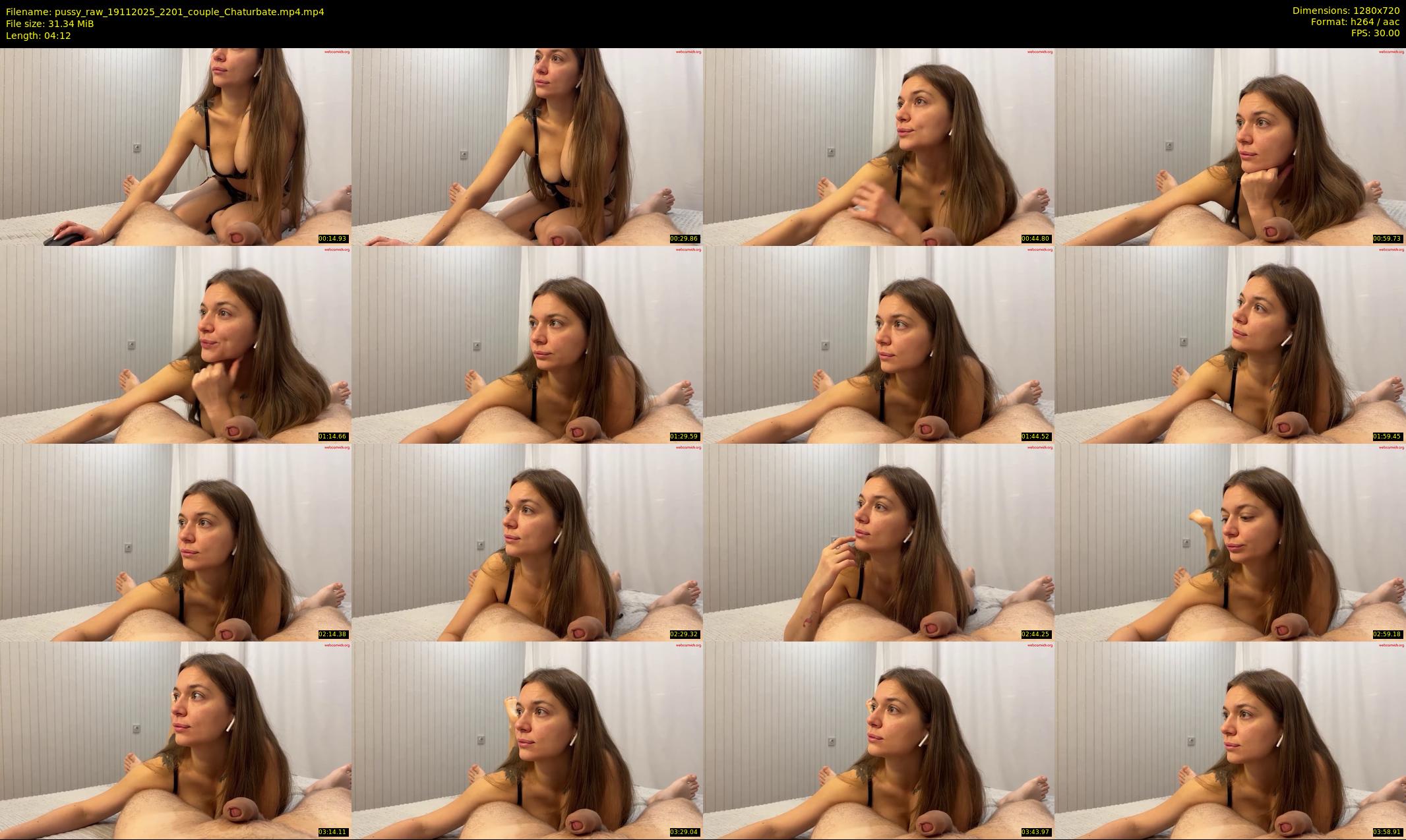 pussy_raw — 5 minute Chaturbate couple cam show recording, 720p, Nov 19, 2025