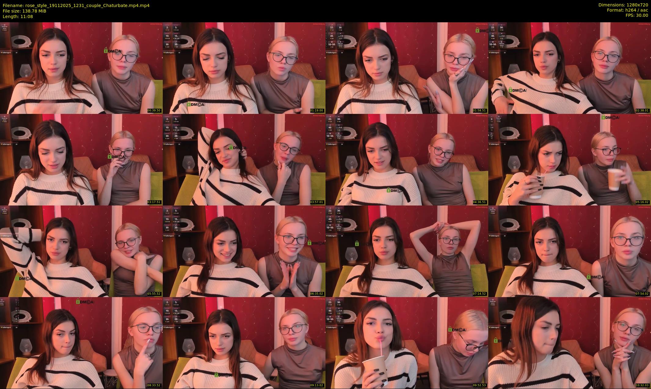 rose_style — 12 minute Chaturbate couple cam show recording, 720p, Nov 19, 2025