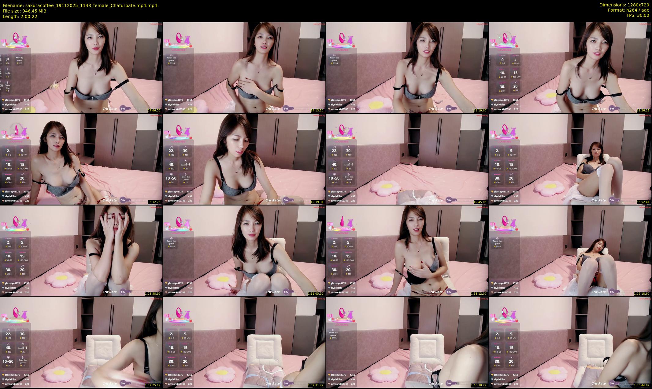 sakuracoffee — 121 minute Chaturbate female cam show recording, 720p, Nov 19, 2025