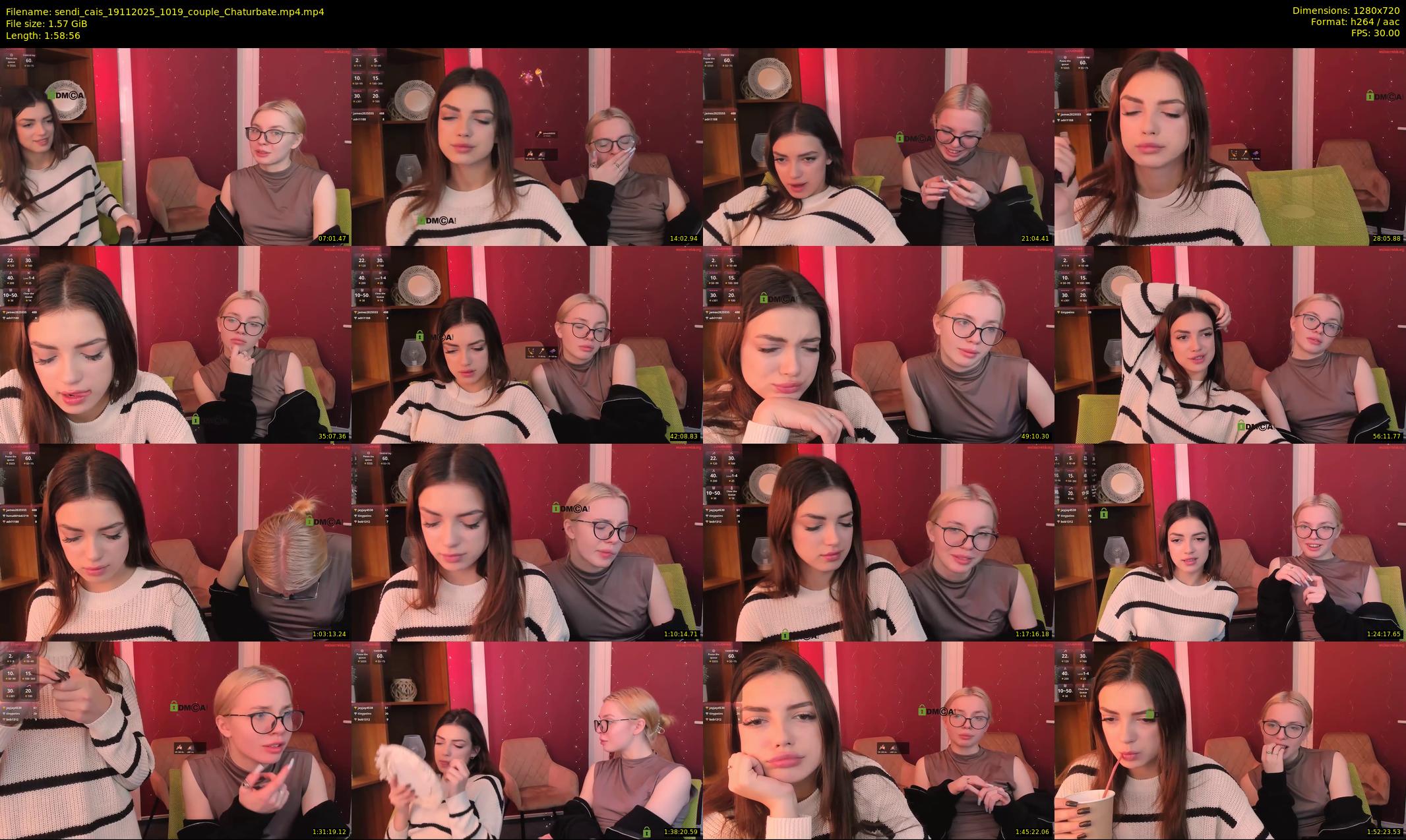sendi_cais — 119 minute Chaturbate female cam show recording, 720p, Nov 19, 2025