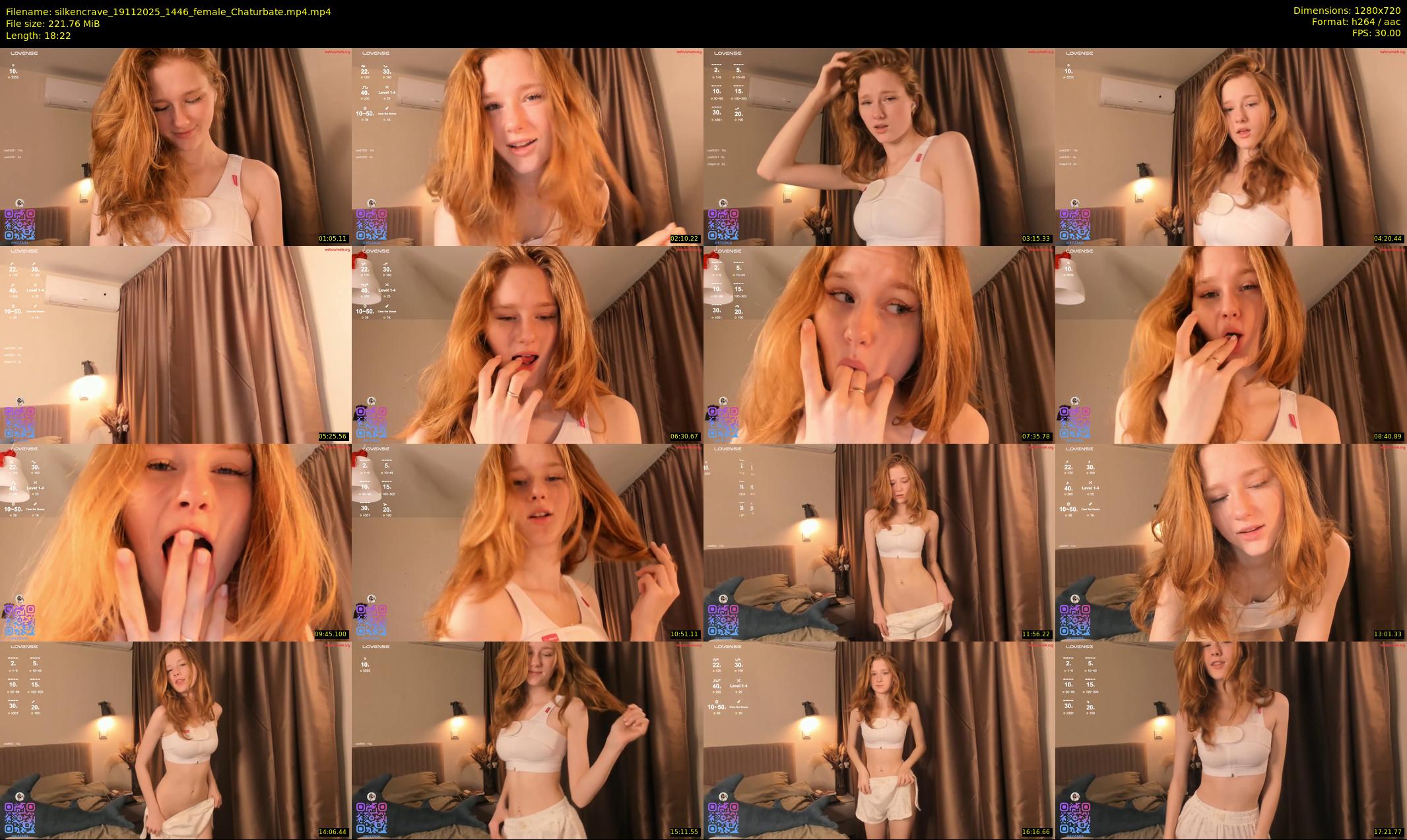 silkencrave — 19 minute Chaturbate female cam show recording, 720p, Nov 19, 2025