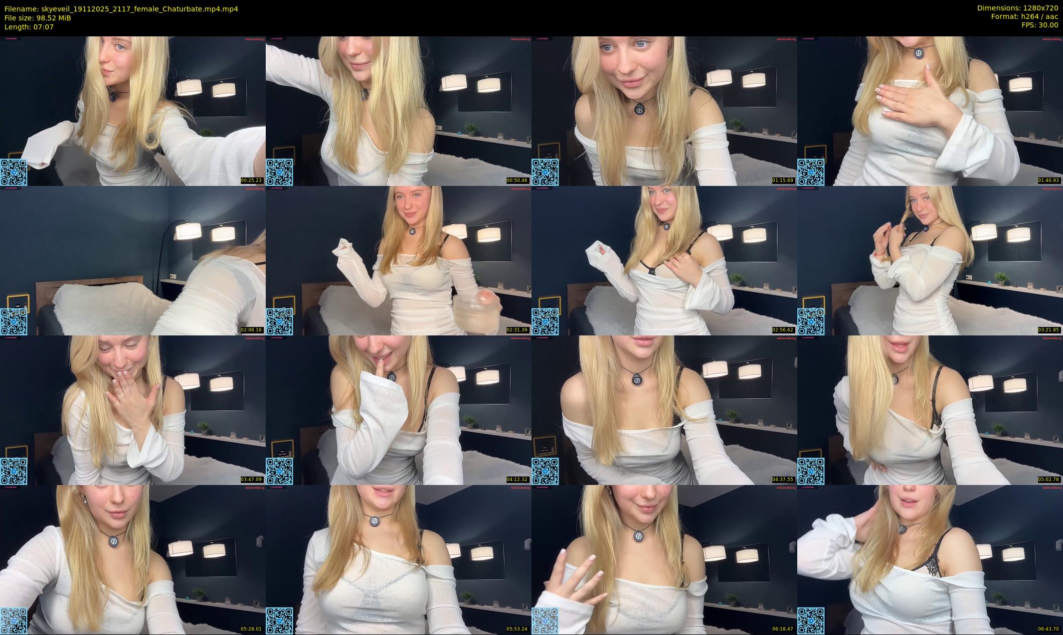 skyeveil — 8 minute Chaturbate female cam show recording, 720p, Nov 19, 2025