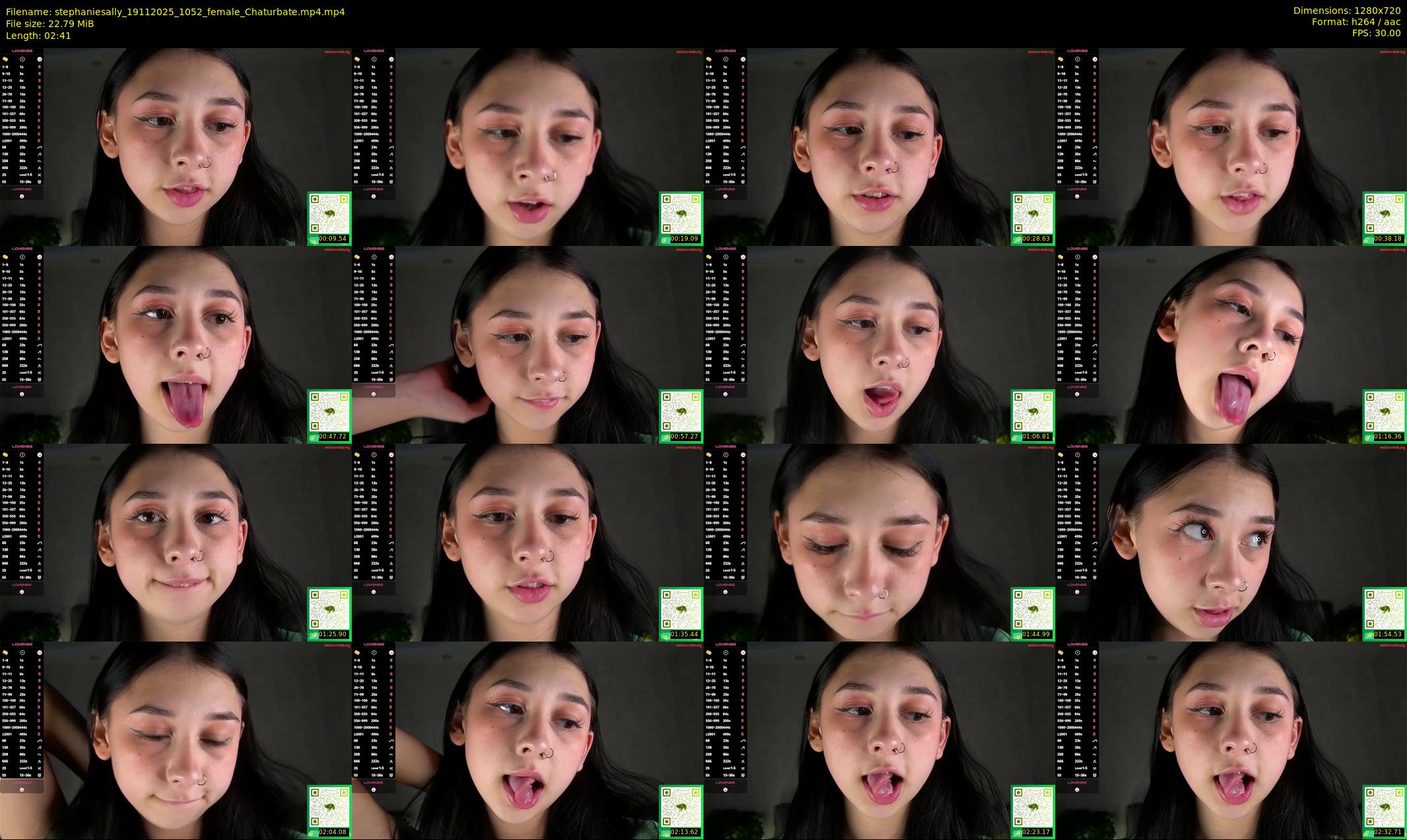stephaniesally — 3 minute Chaturbate female cam show recording, 720p, Nov 19, 2025