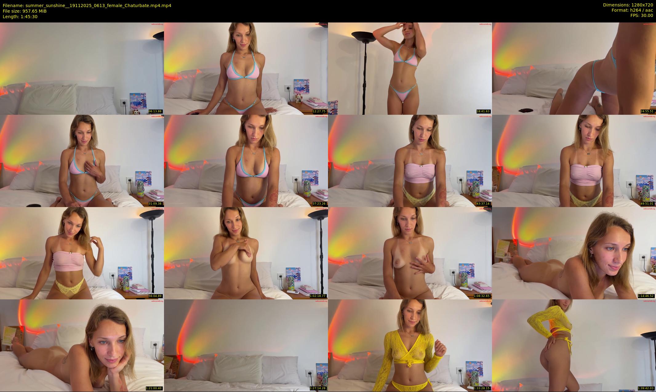 summer_sunshine_ — 106 minute Chaturbate female cam show recording, 720p, Nov 19, 2025
