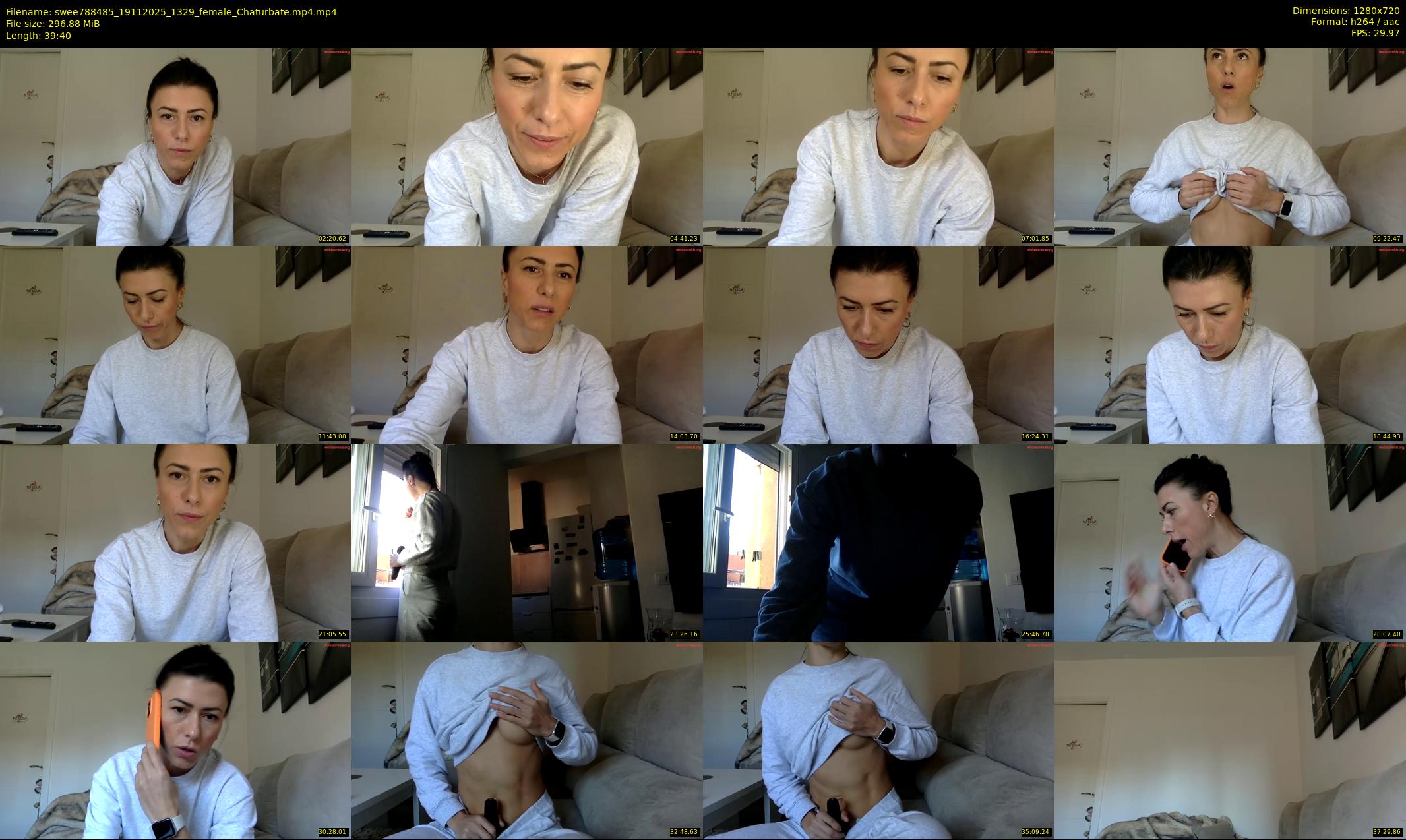 swee788485 — 40 minute Chaturbate female cam show recording, 720p, Nov 19, 2025