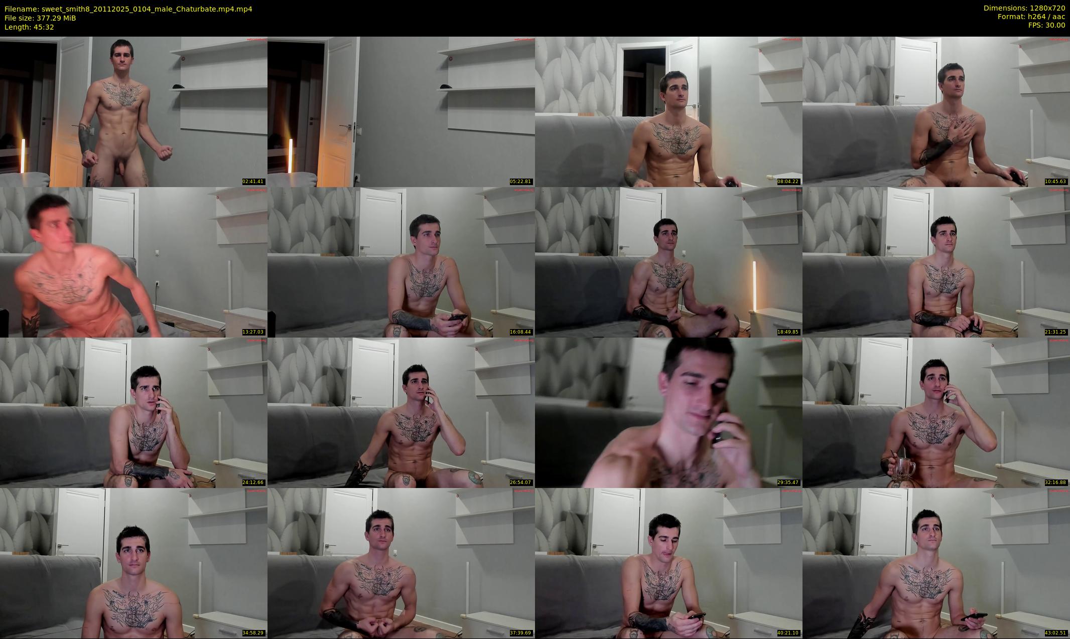 sweet_smith8 — 46 minute Chaturbate male cam show recording, 720p, Nov 20, 2025