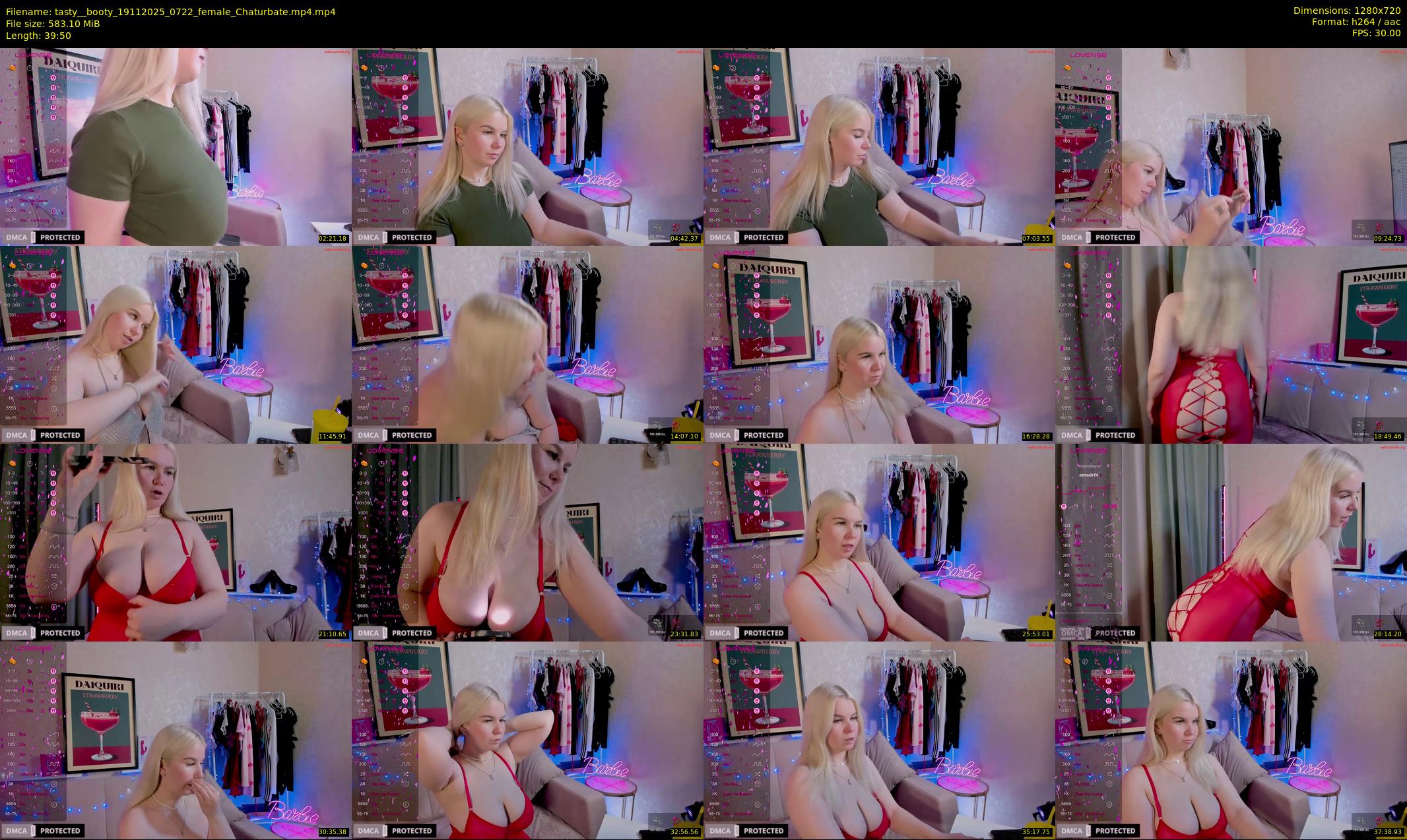 tasty__booty — 40 minute Chaturbate female cam show recording, 720p, Nov 19, 2025