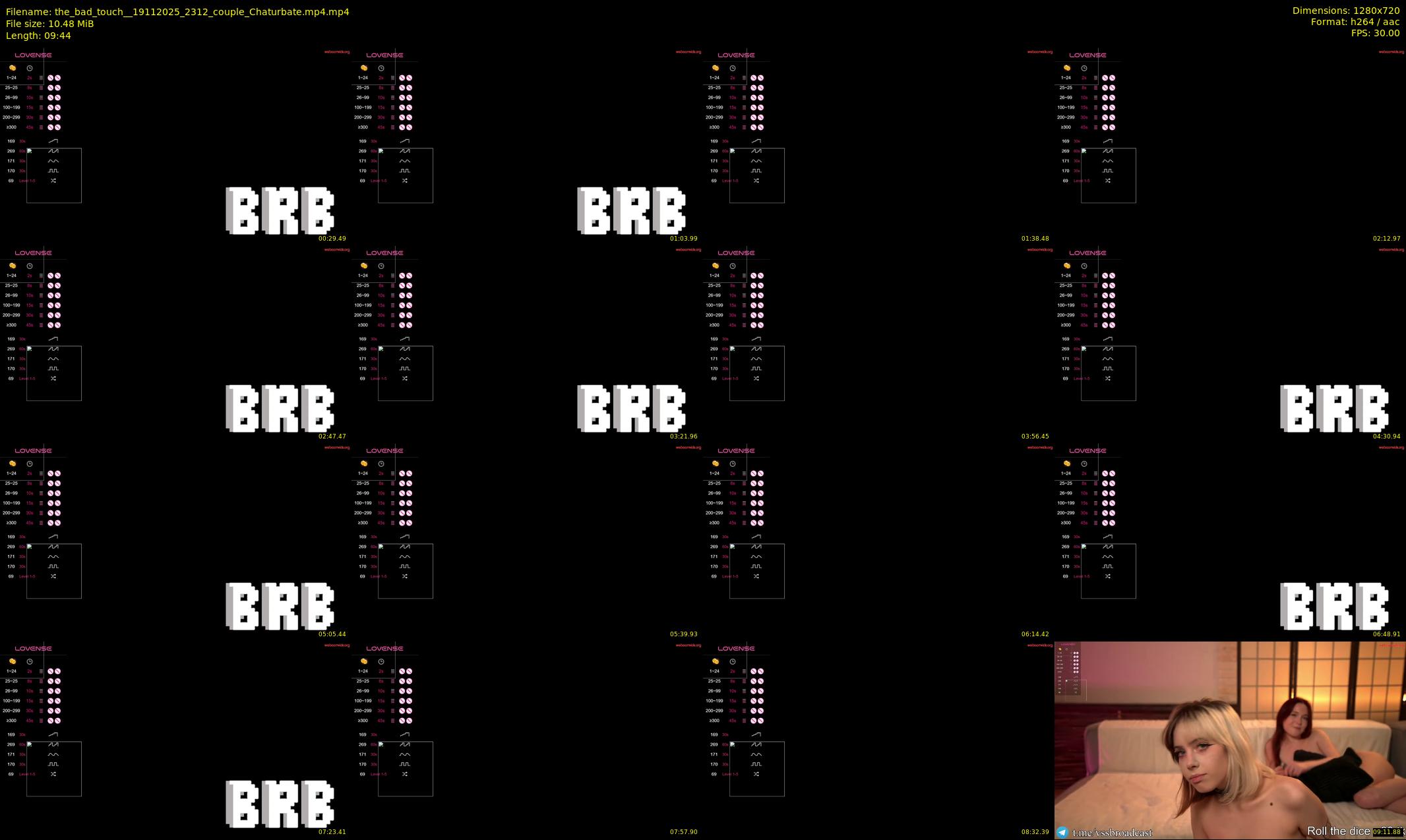 the_bad_touch_ — 10 minute Chaturbate couple cam show recording, 720p, Nov 19, 2025