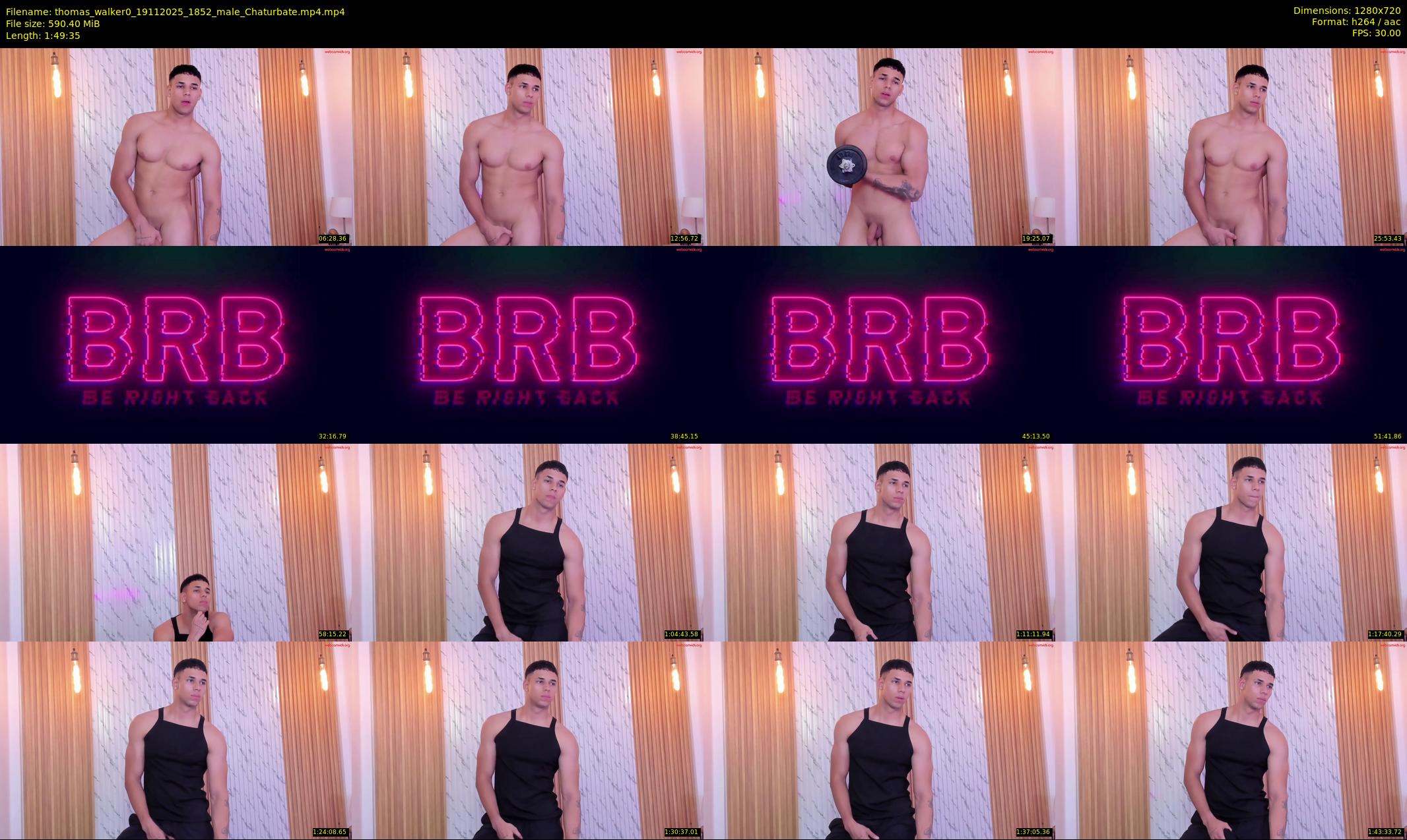 thomas_walker0 — 110 minute Chaturbate male cam show recording, 720p, Nov 19, 2025