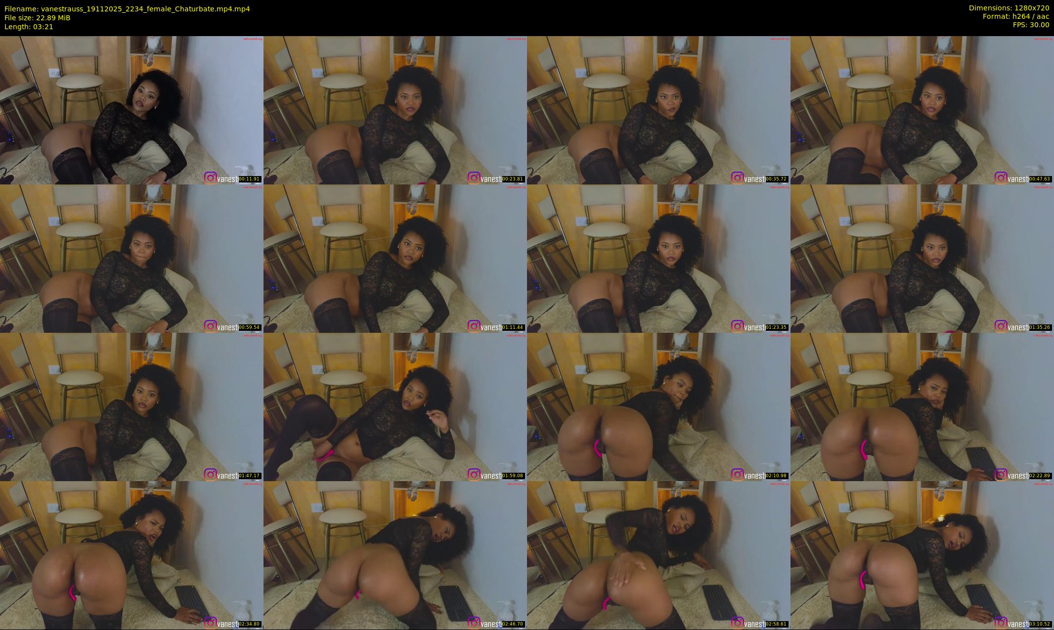 vanestrauss — 4 minute Chaturbate female cam show recording, 720p, Nov 19, 2025