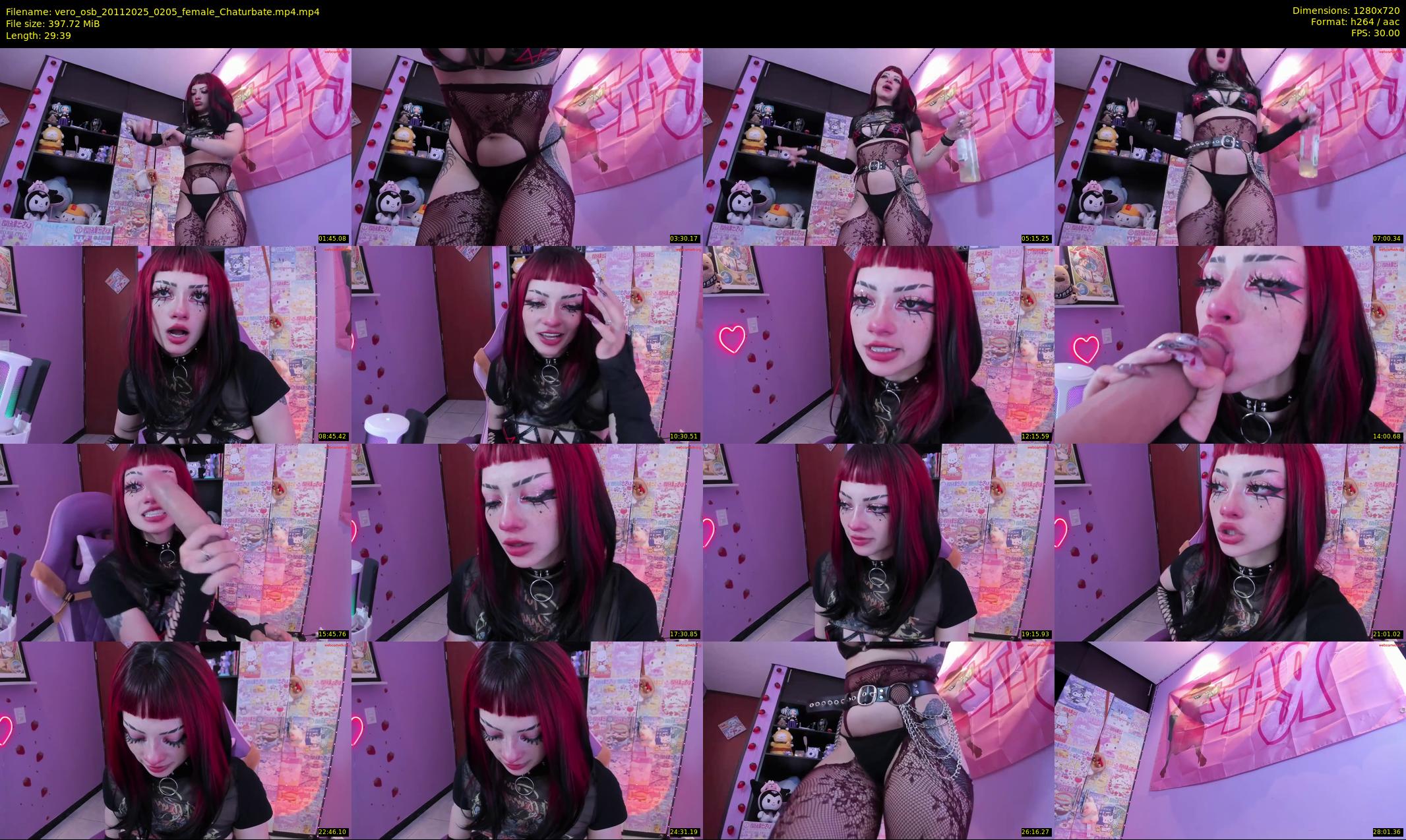 vero_osb — 30 minute Chaturbate female cam show recording, 720p, Nov 20, 2025