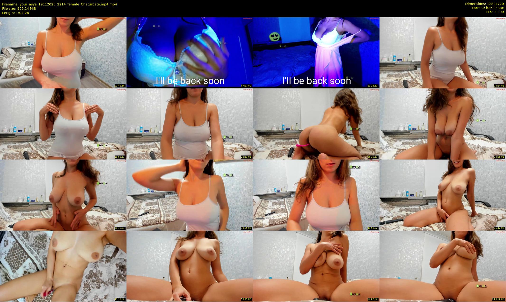 your_asya — 65 minute Chaturbate female cam show recording, 720p, Nov 19, 2025