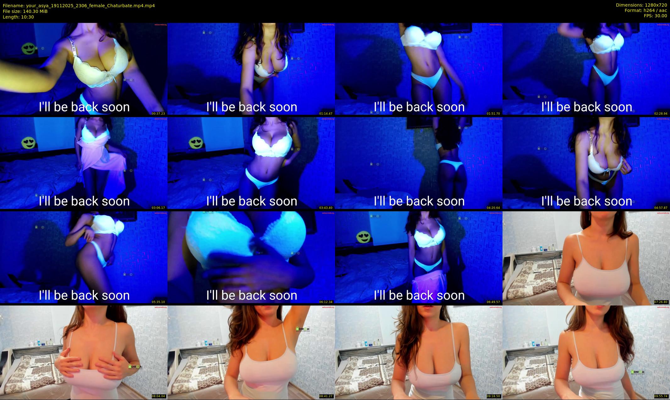 your_asya — 11 minute Chaturbate female cam show recording, 720p, Nov 19, 2025